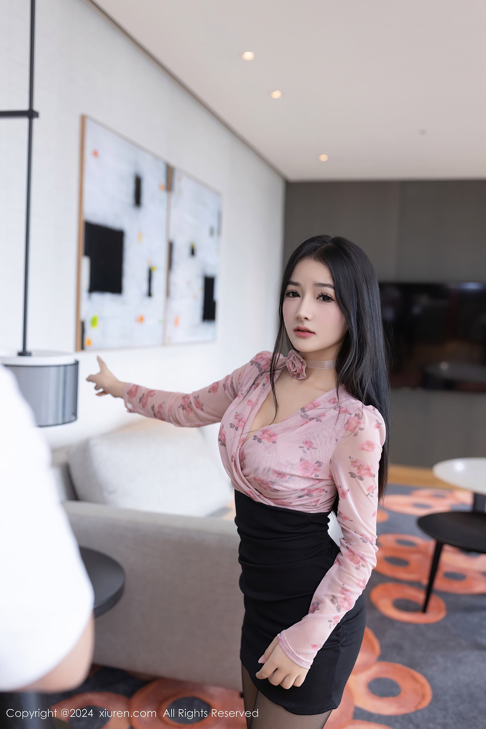 图片[41]-[Xiuren秀人网]2024.03.06 NO.8187 小茶茶tea 黑色包臀裙 [42+1P] – 速更版-美库