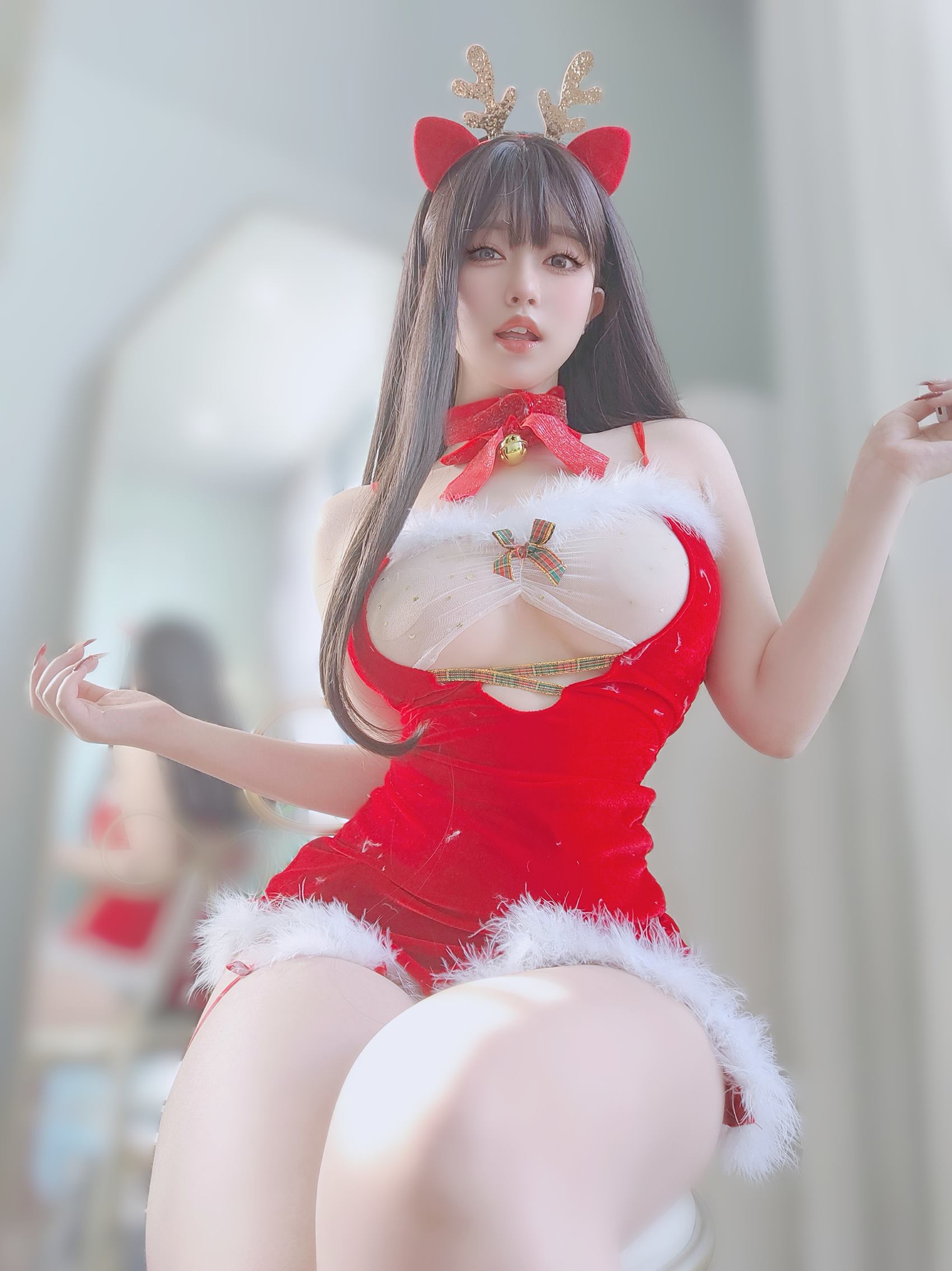 图片[25]-女主K – 圣诞麋鹿[54P] – 速更版-美库