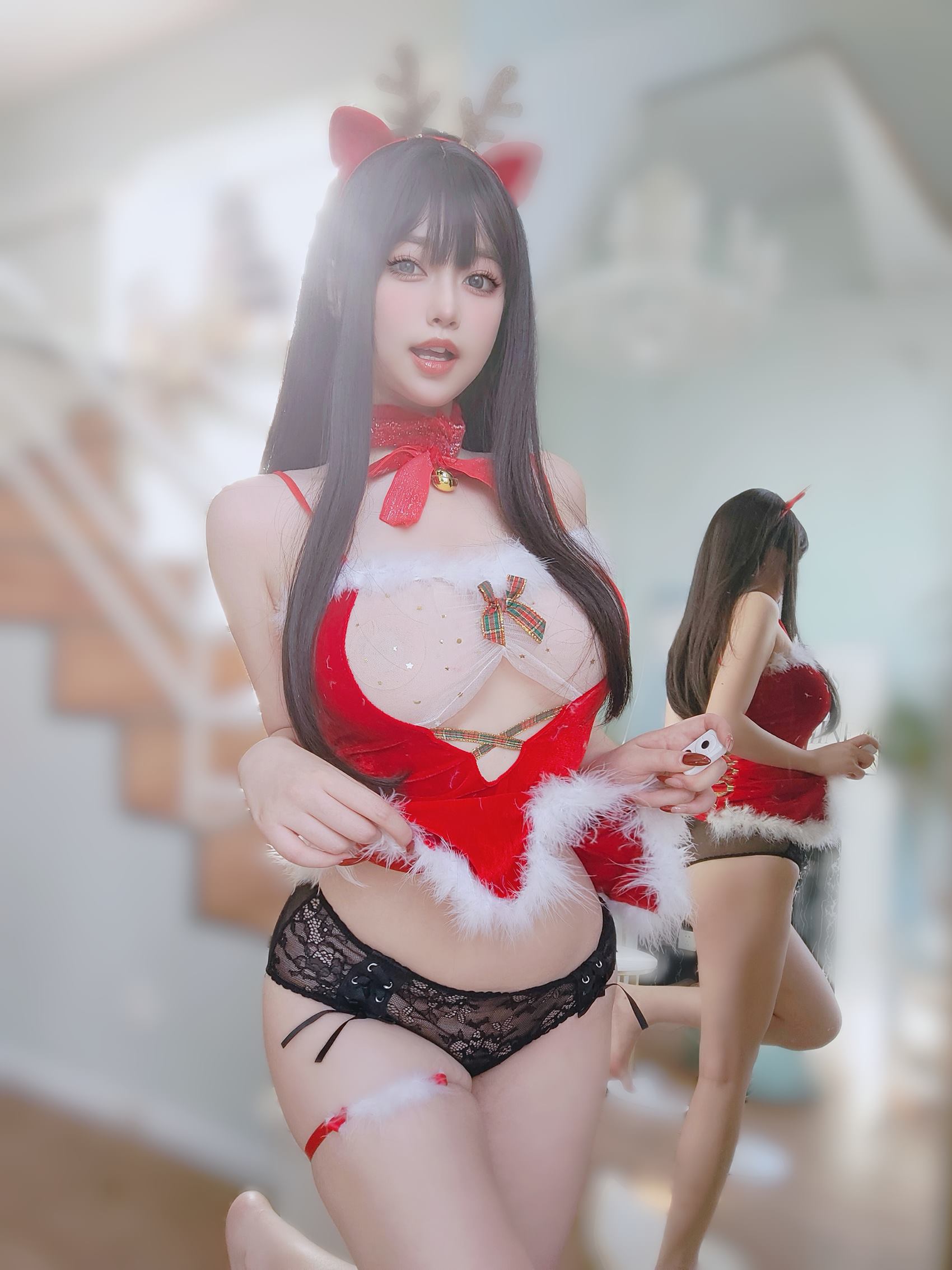 图片[34]-女主K – 圣诞麋鹿[54P] – 速更版-美库