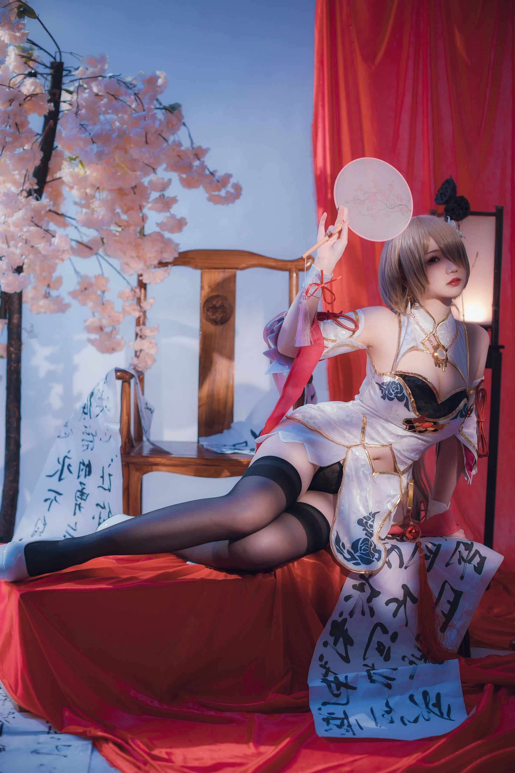 图片[14]-雪晴Astra  – 崩坏3丽塔 浣溪沙旗袍[46P] – 速更版-美库