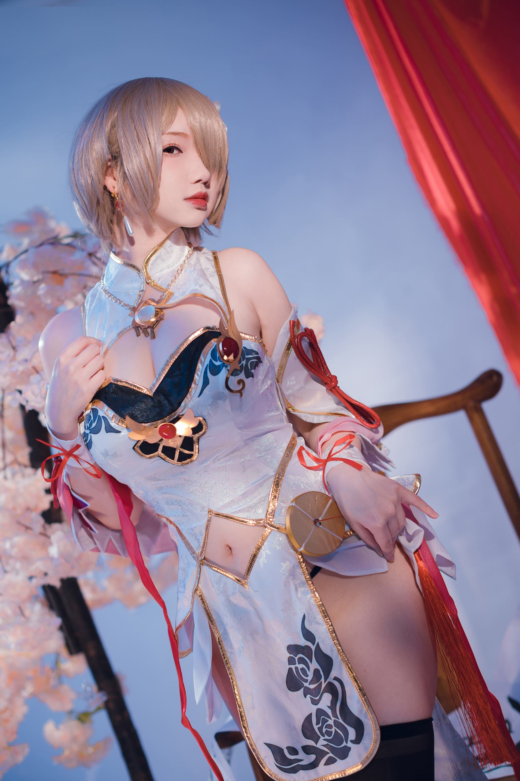 图片[18]-雪晴Astra  – 崩坏3丽塔 浣溪沙旗袍[46P] – 速更版-美库