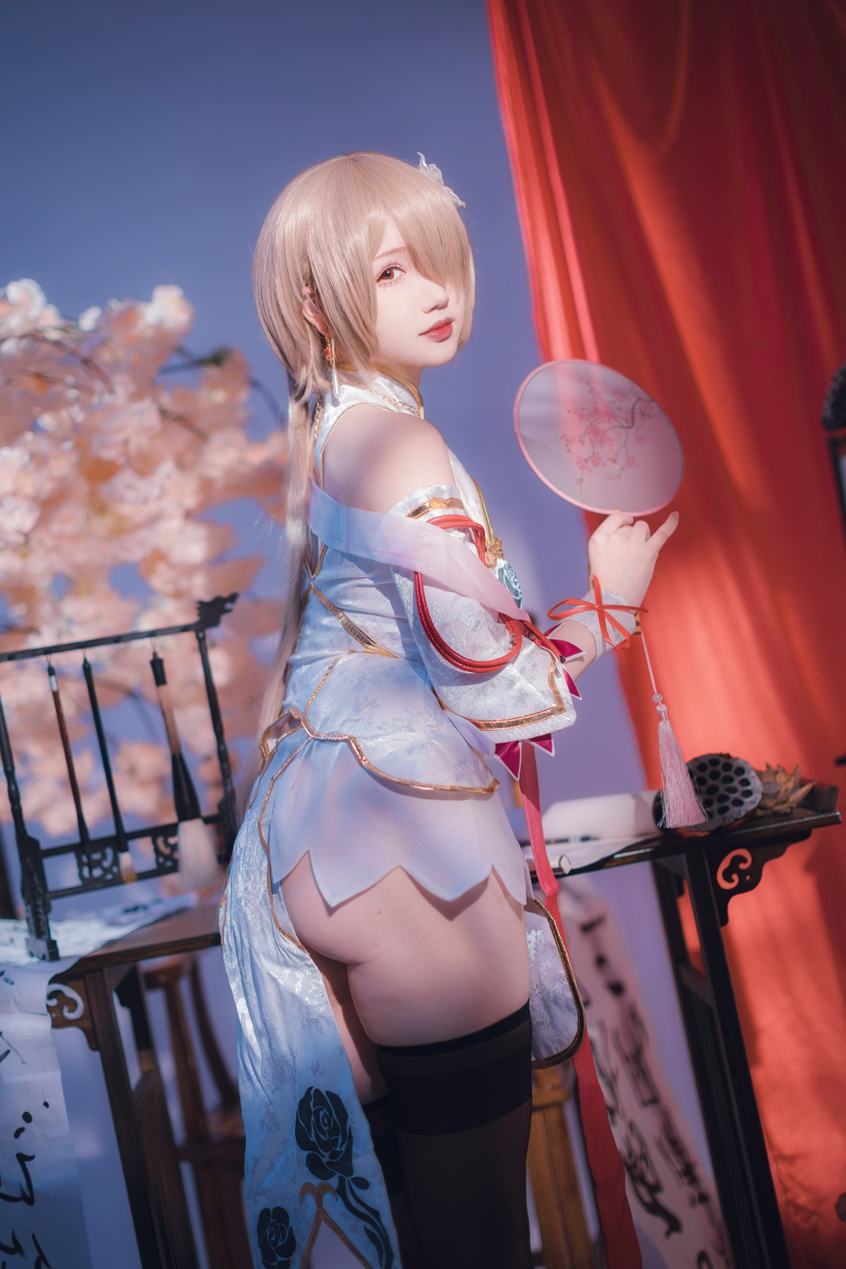 图片[23]-雪晴Astra  – 崩坏3丽塔 浣溪沙旗袍[46P] – 速更版-美库