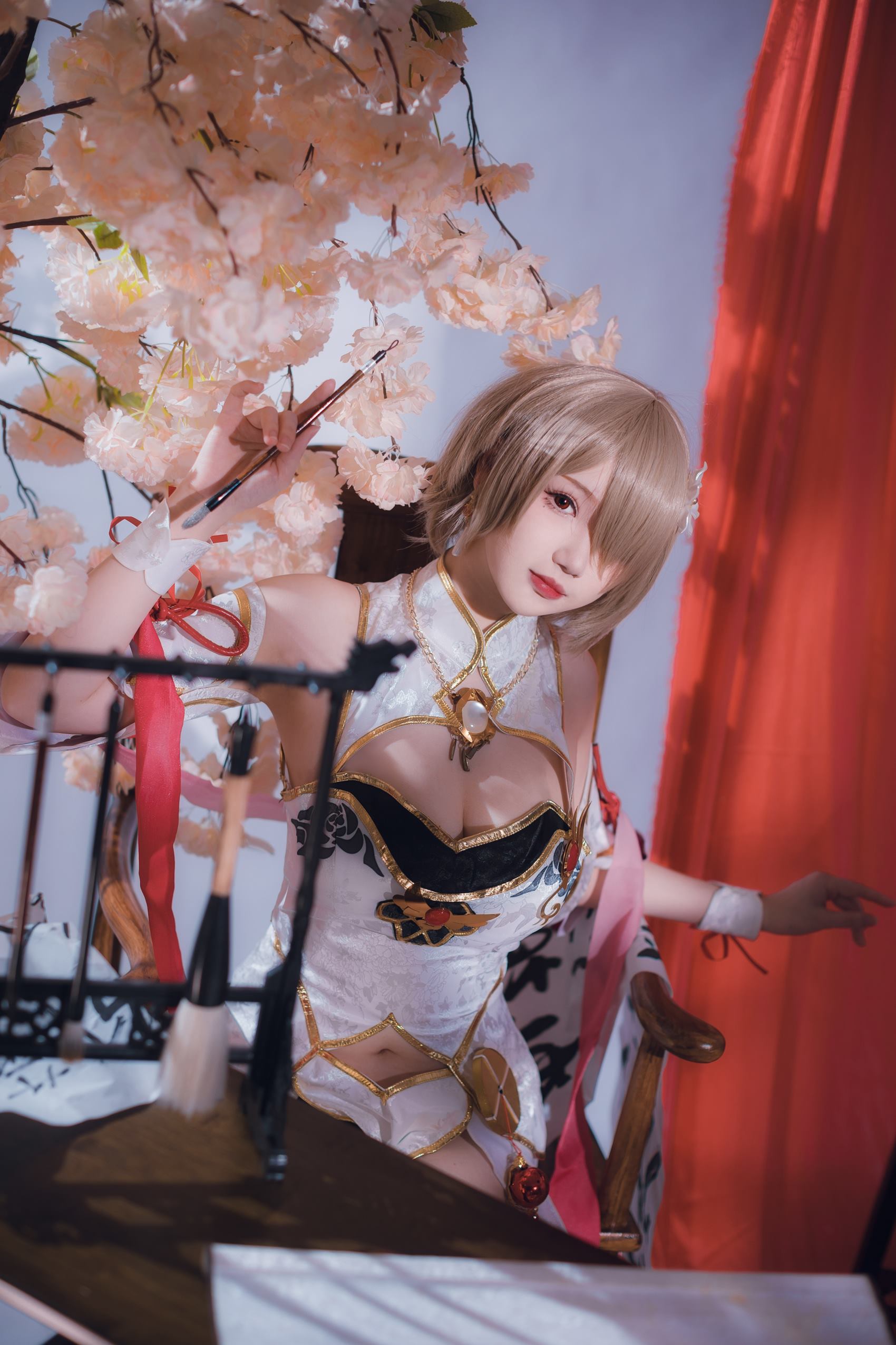 图片[26]-雪晴Astra  – 崩坏3丽塔 浣溪沙旗袍[46P] – 速更版-美库