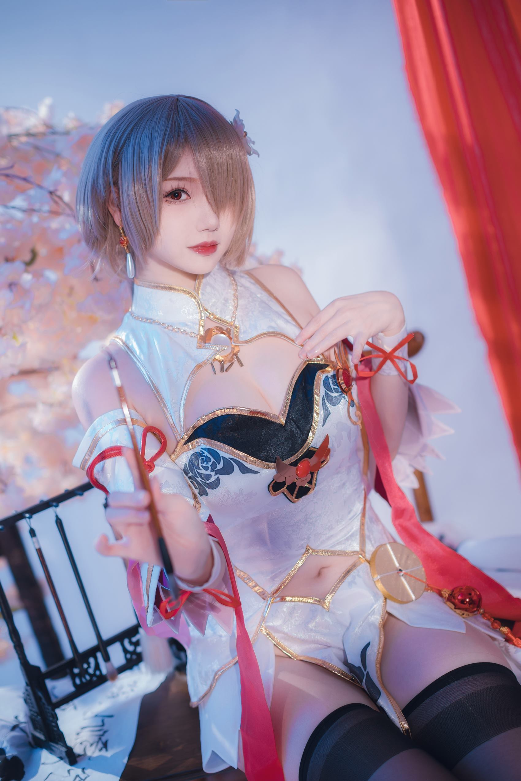 图片[30]-雪晴Astra  – 崩坏3丽塔 浣溪沙旗袍[46P] – 速更版-美库