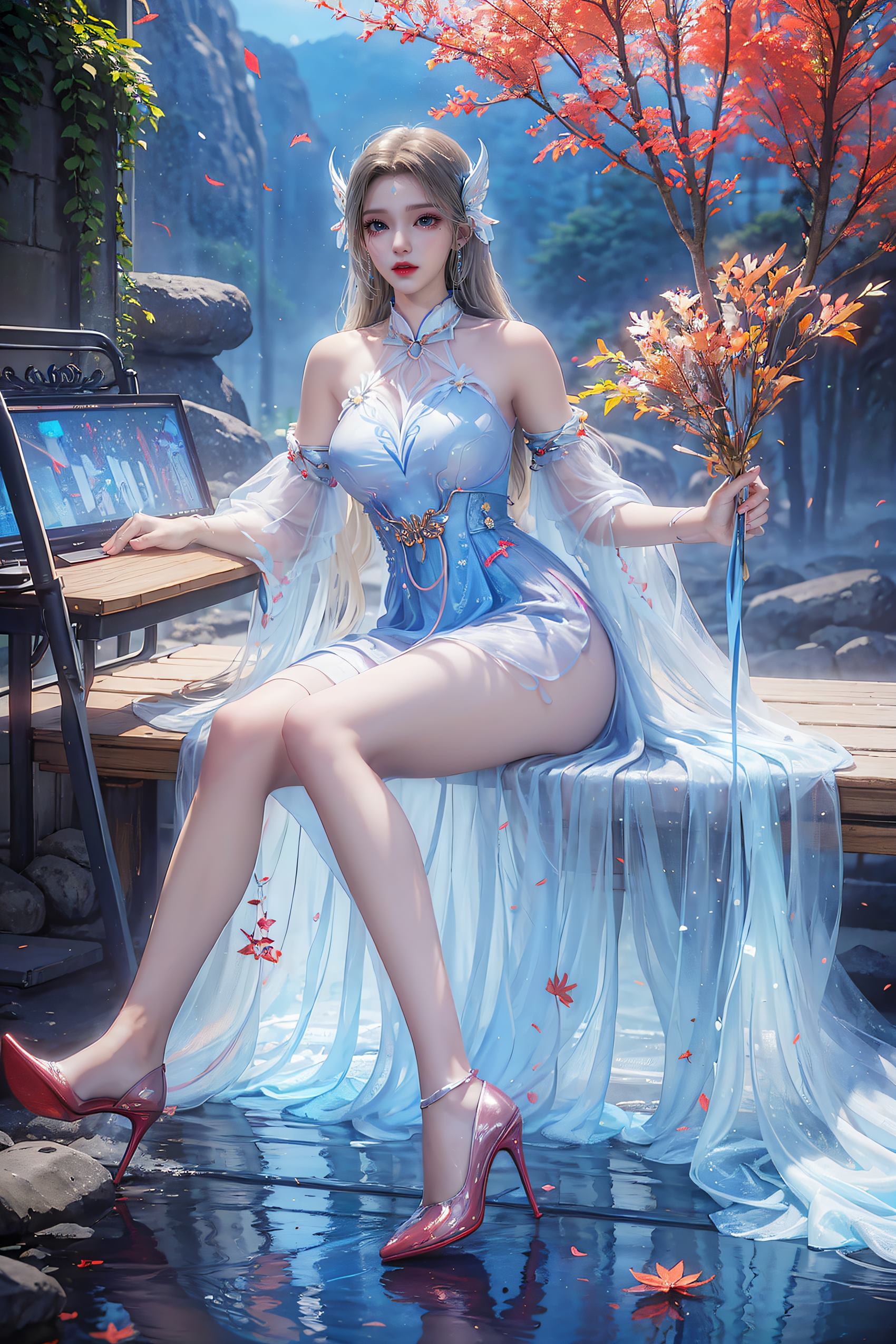 图片[27]-AI绘画 192 独步逍遥-雪言 精品[26P] – 速更版-美库