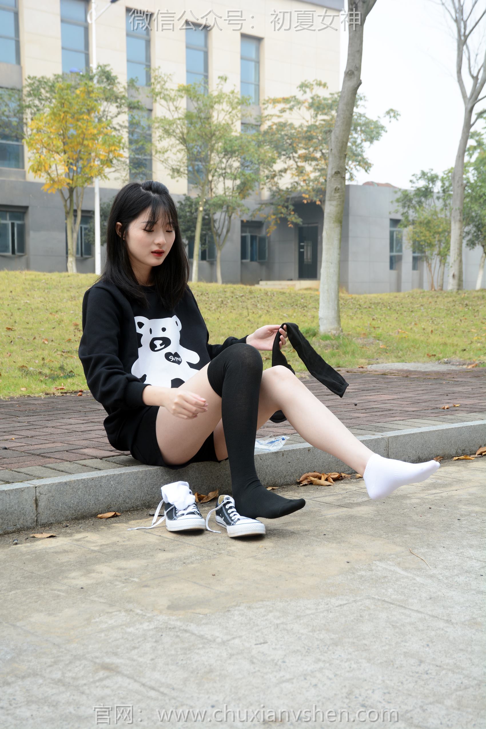 图片[103]-初夏女神 NO.104 安妮 小熊卫衣[110P] – 速更版-美库