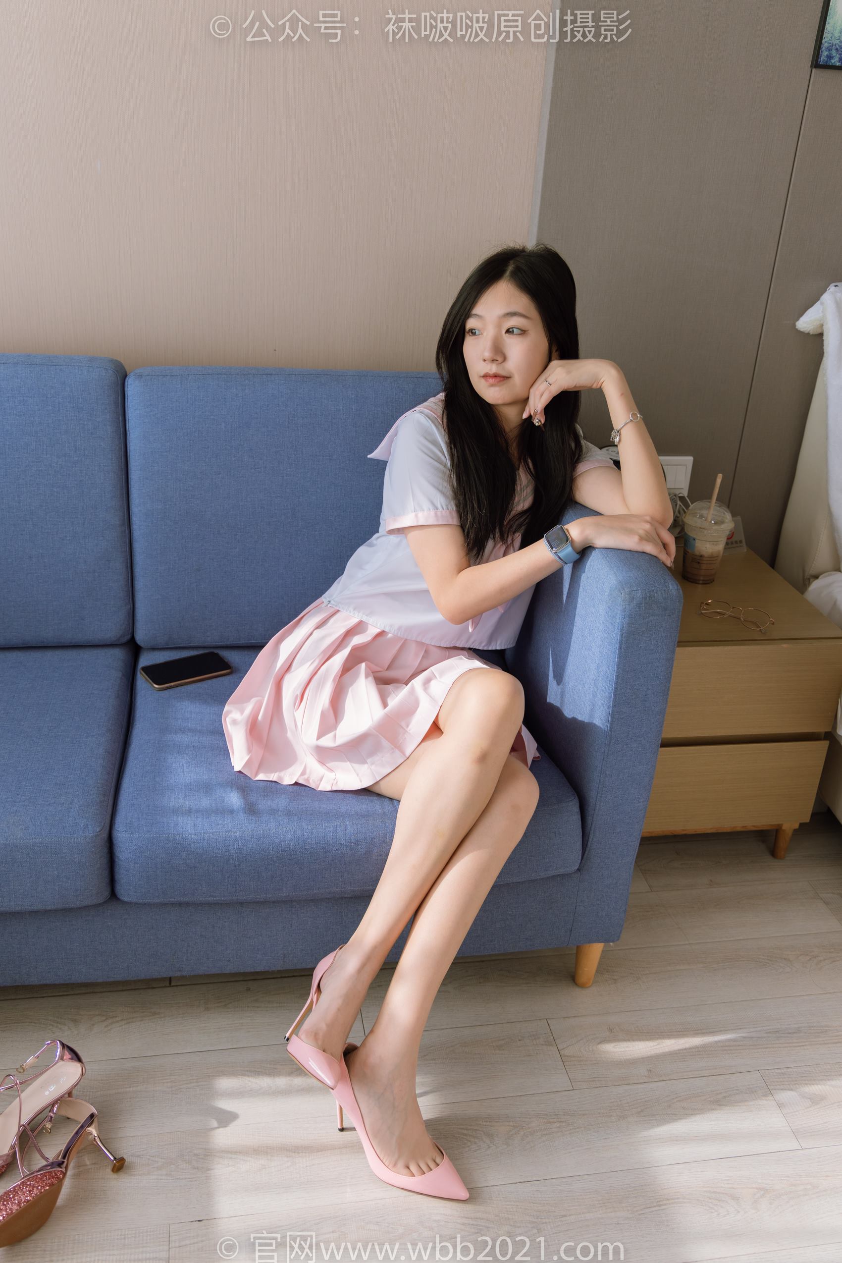 图片[44]-[BoBoSocks袜啵啵]NO.348 小甜豆-两双高跟鞋、厚白丝大腿袜、裸足[170P] – 速更版-美库
