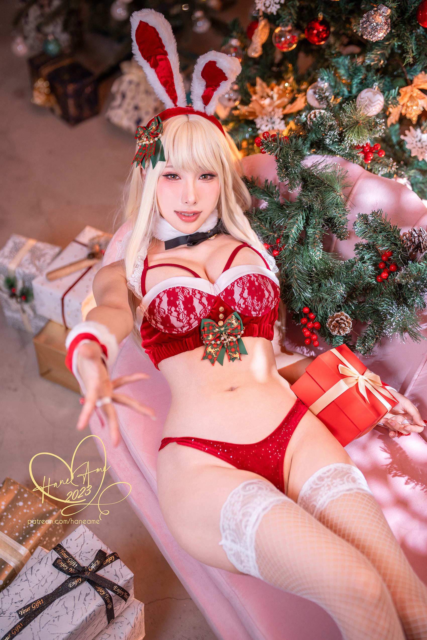 图片[14]-Hane Ame 雨波写真  – 聖誕節兔兔[18P] – 速更版-美库