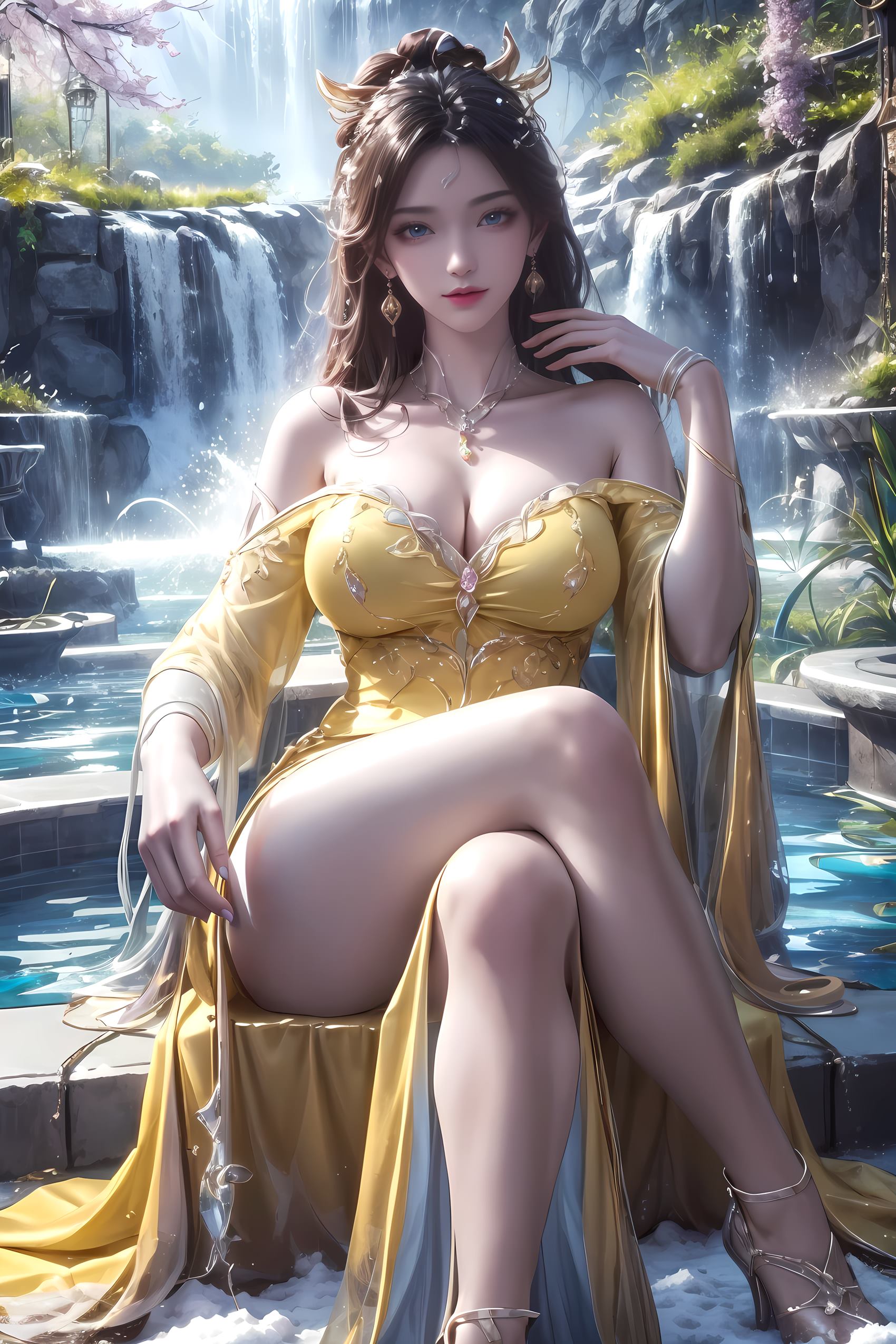 图片[11]-AI绘画 198 诛仙-金瓶儿[19P] – 速更版-美库