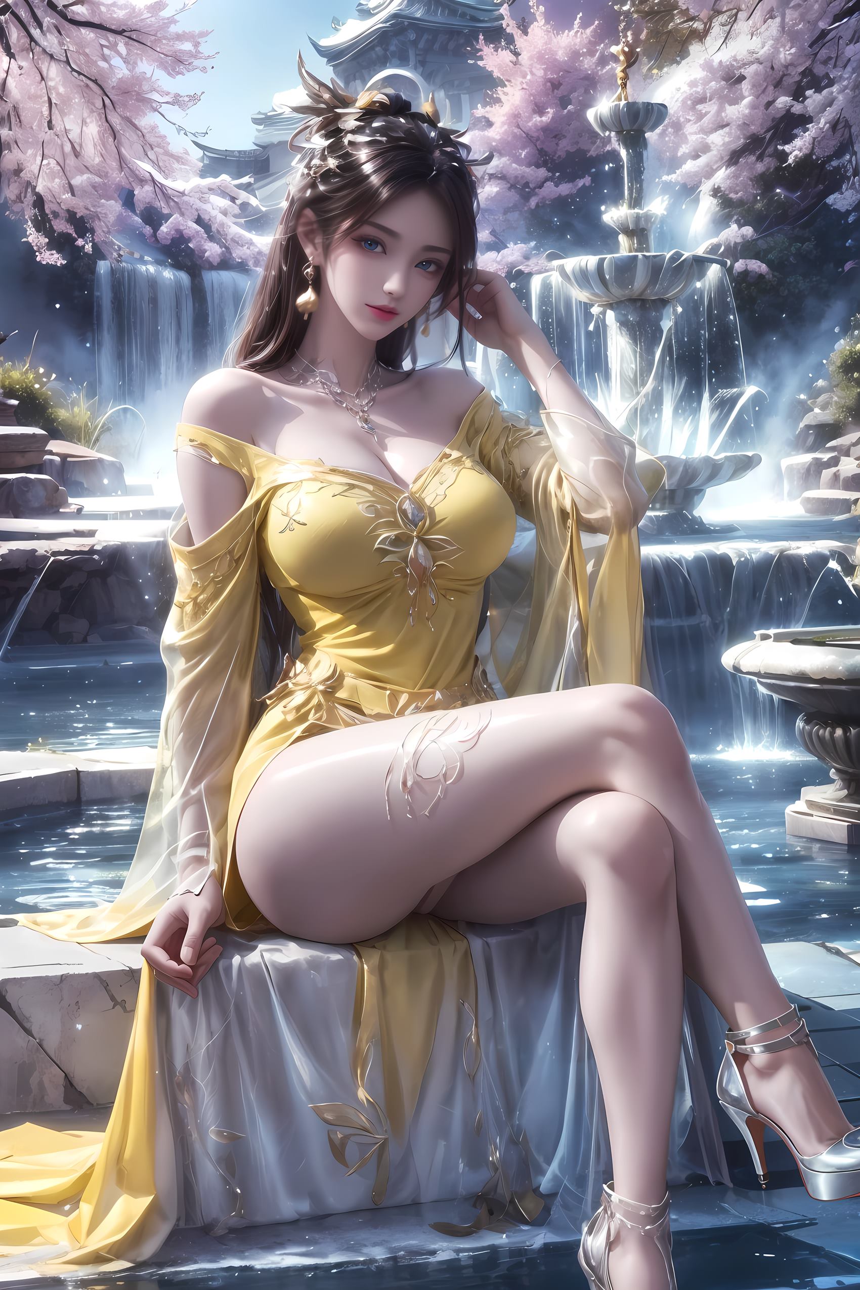 图片[12]-AI绘画 198 诛仙-金瓶儿[19P] – 速更版-美库