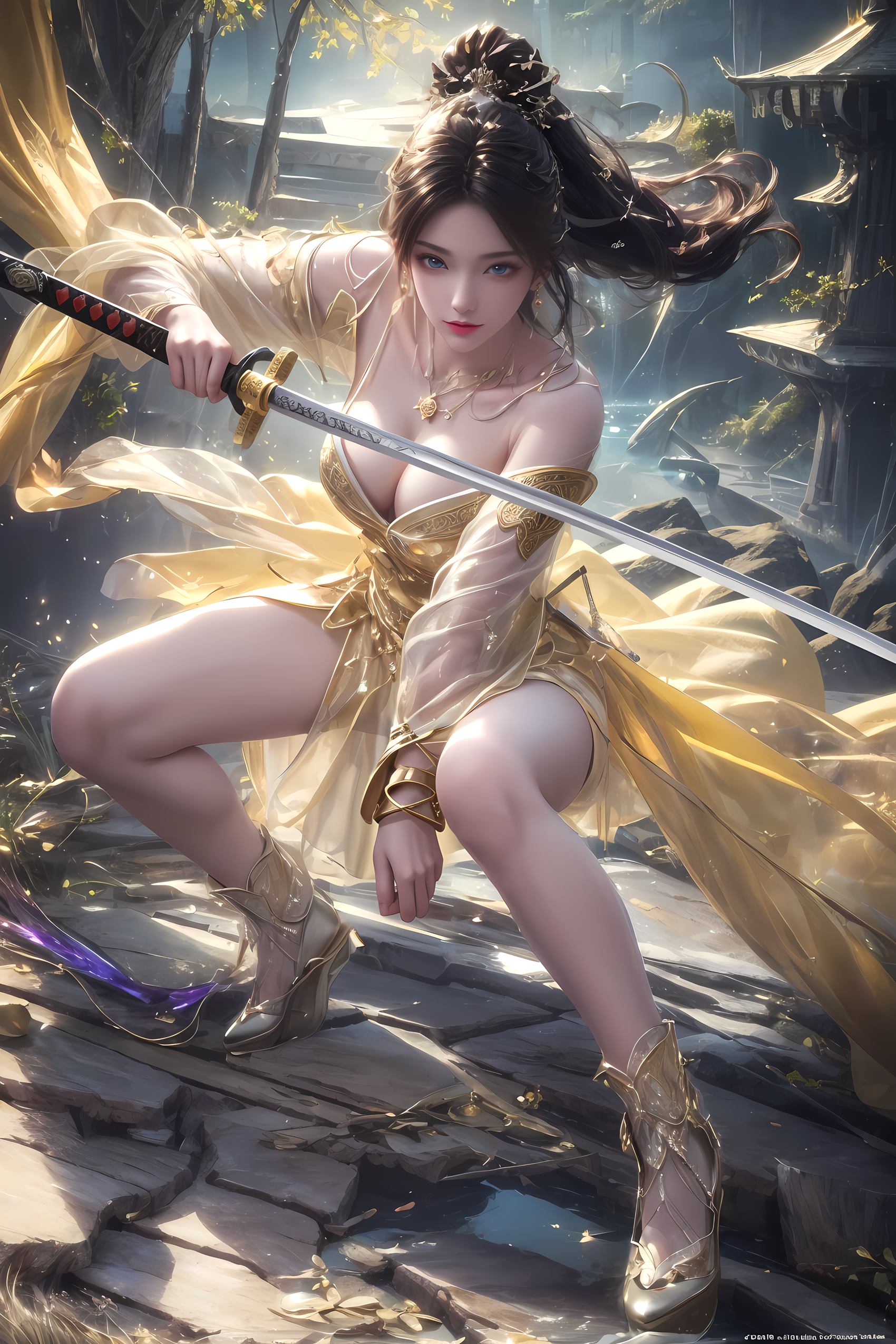 图片[17]-AI绘画 198 诛仙-金瓶儿[19P] – 速更版-美库