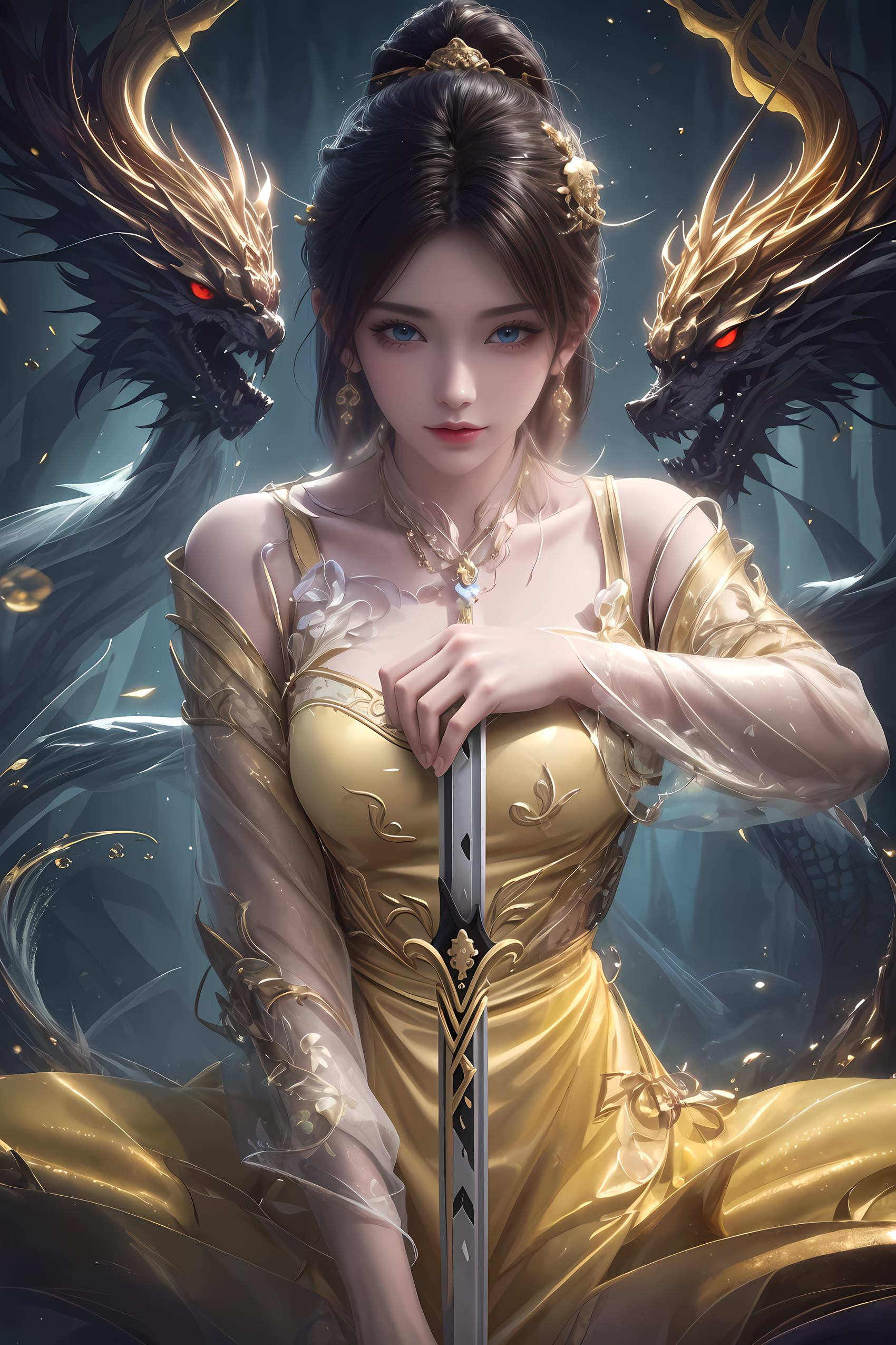 图片[18]-AI绘画 198 诛仙-金瓶儿[19P] – 速更版-美库