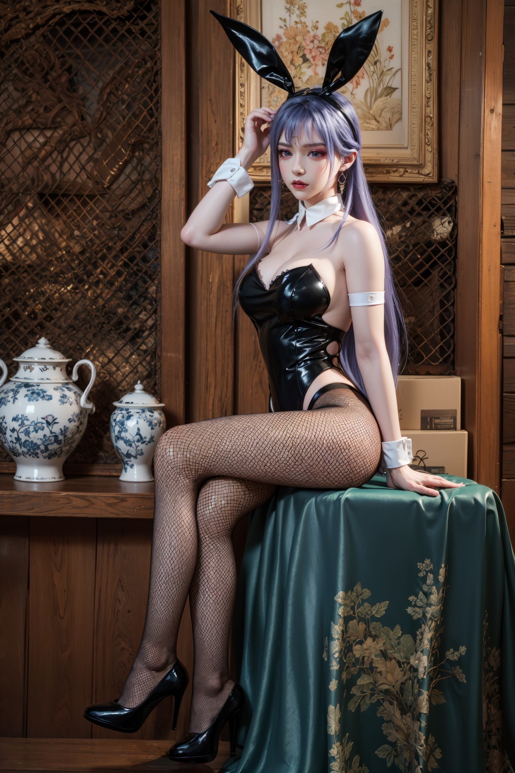 图片[13]-AI绘画 200 百炼成神-天穹兔女郎[39P] – 速更版-美库