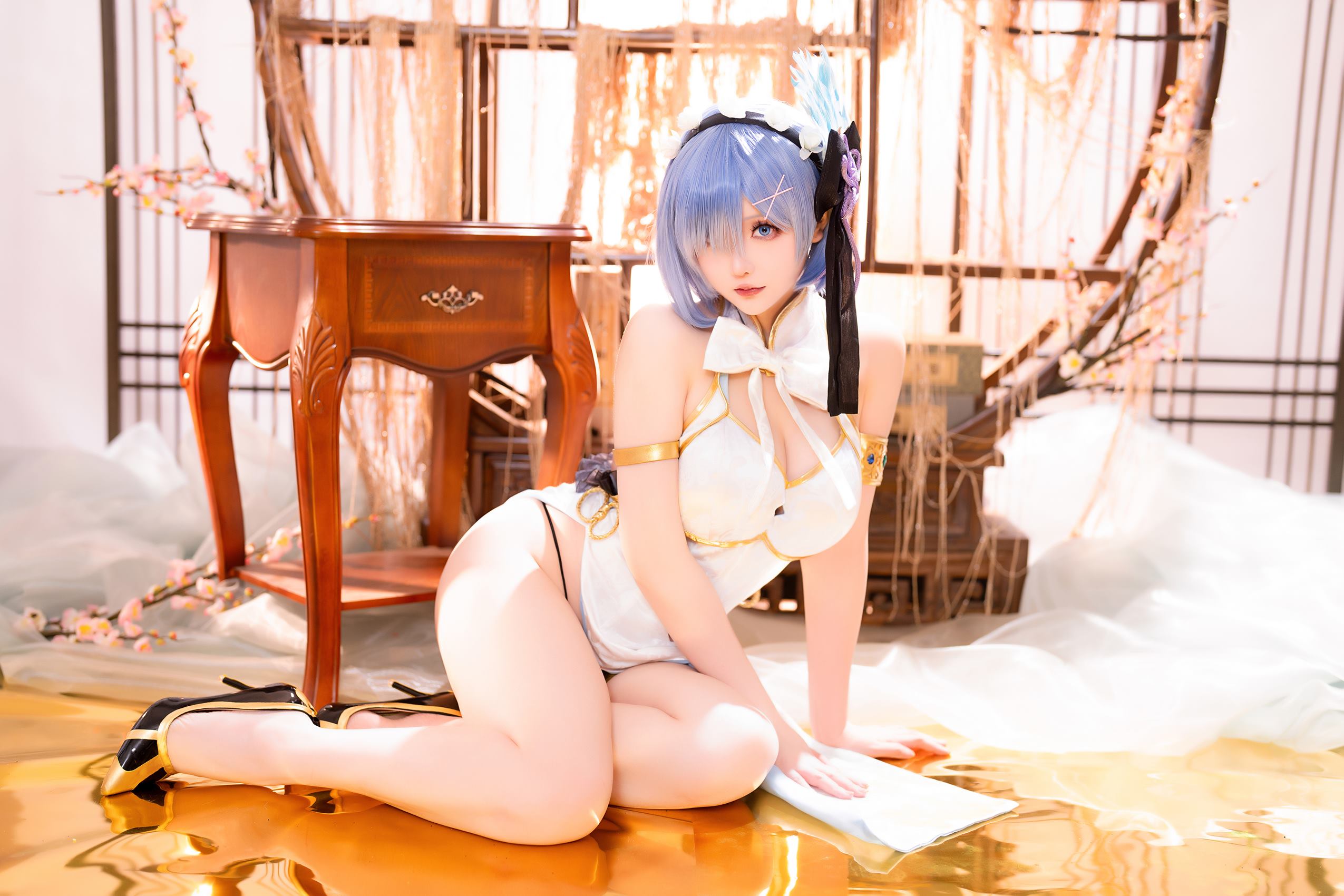 图片[31]-星之迟迟  – 蕾姆旗袍[51P] – 速更版-美库