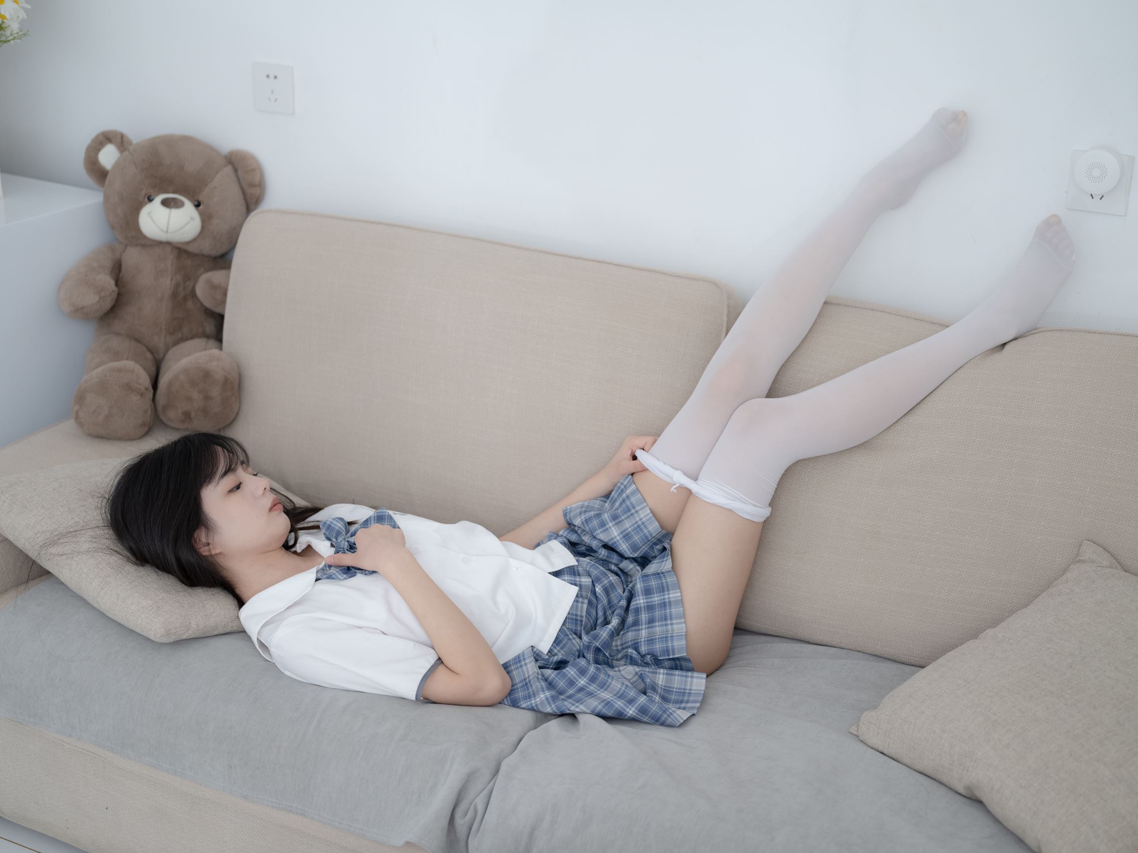 图片[53]-少女秩序 晞可 JK[104P] – 速更版-美库