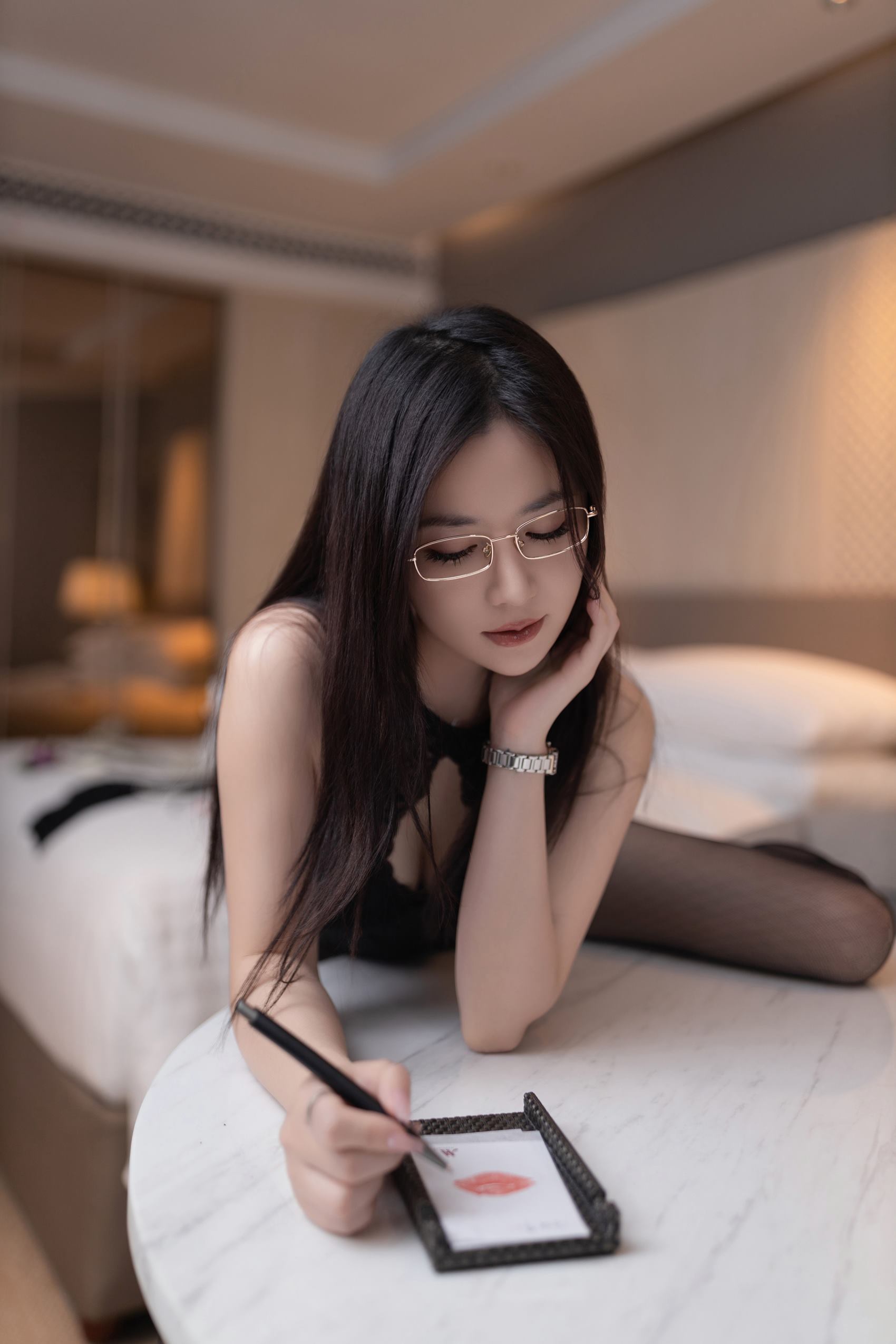 图片[37]-秀人名模鱼子酱Fish《沉沦》[53P] – 速更版-美库