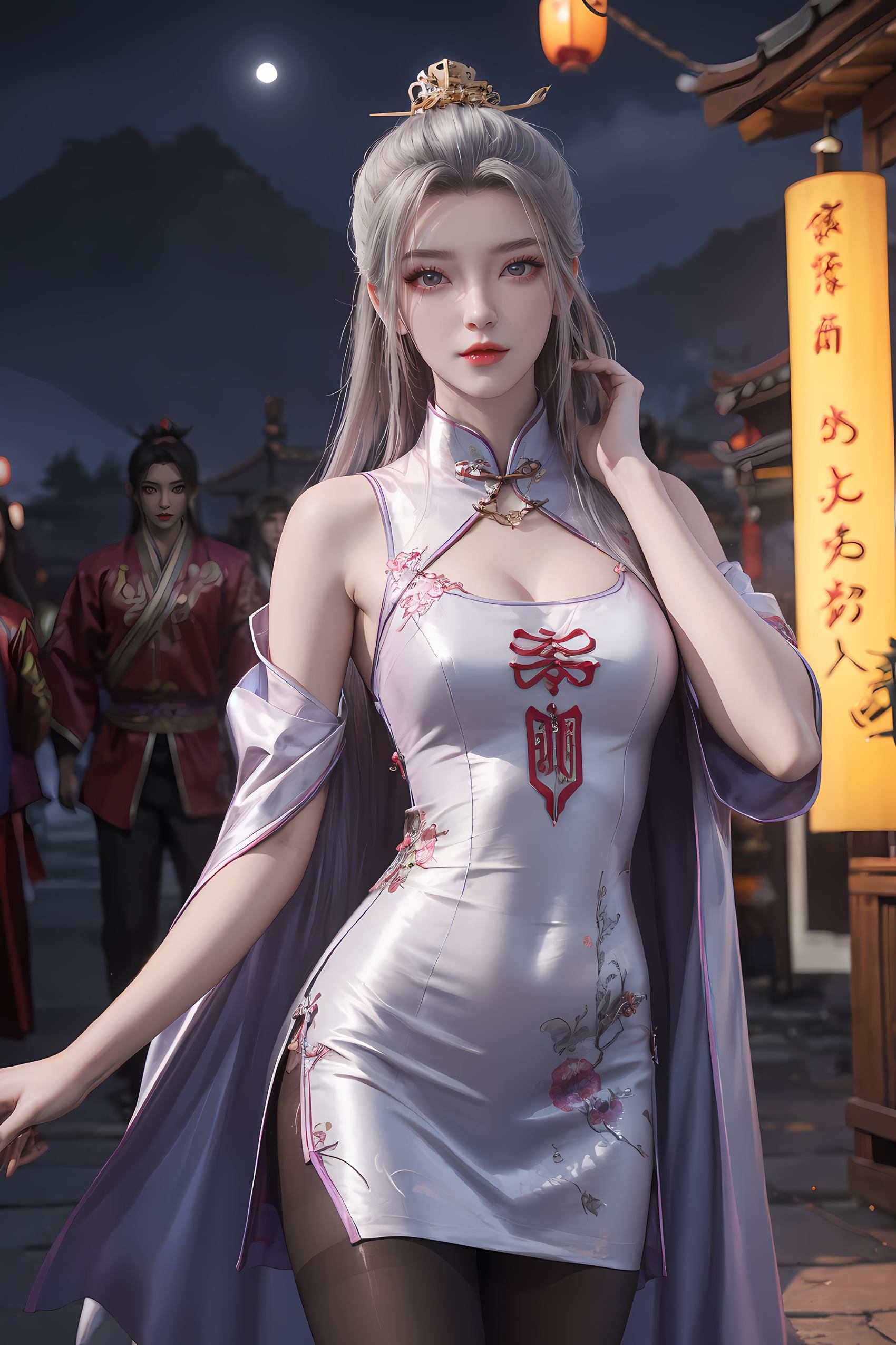 图片[11]-AI绘画 208 仙逆-柳眉旗袍[53P] – 速更版-美库