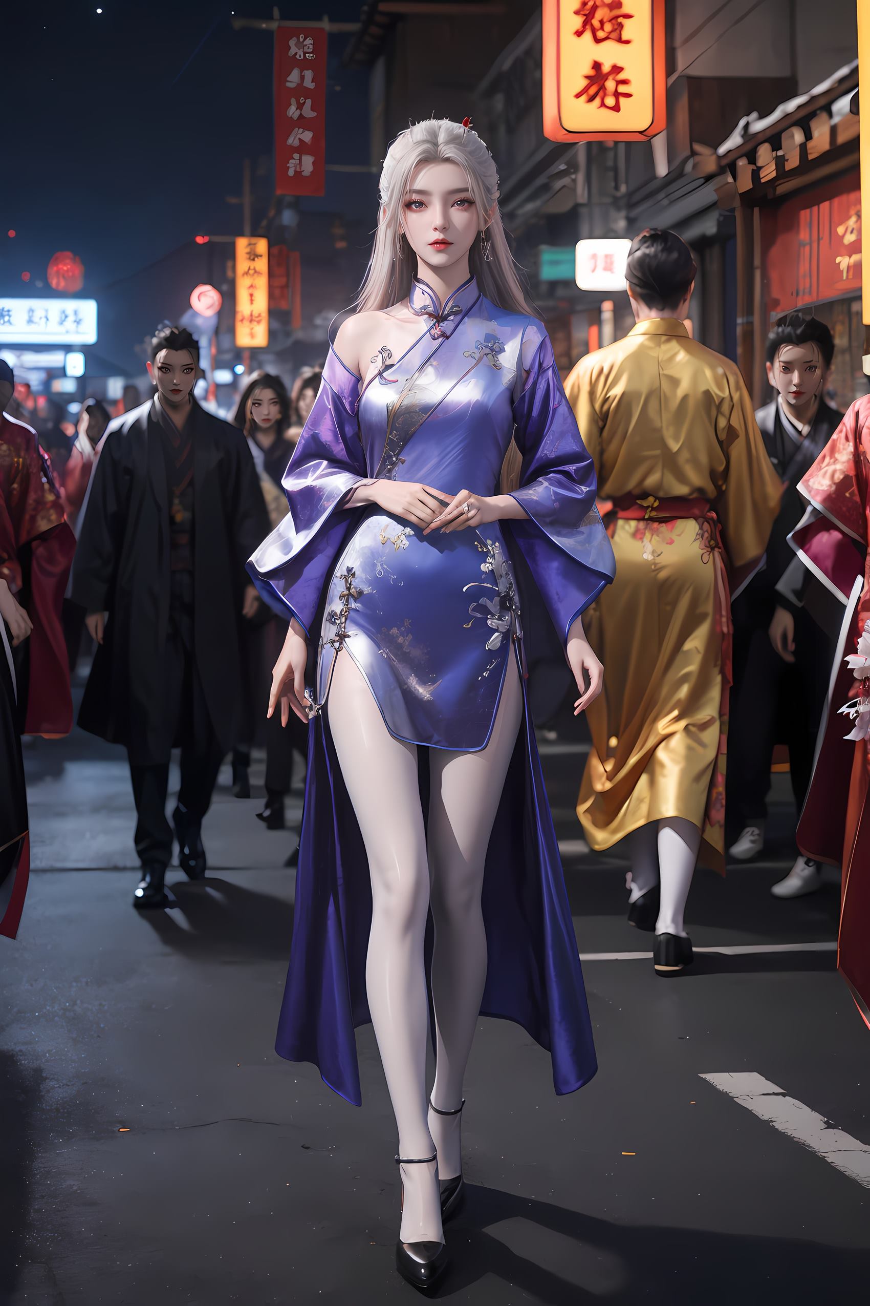 图片[14]-AI绘画 208 仙逆-柳眉旗袍[53P] – 速更版-美库