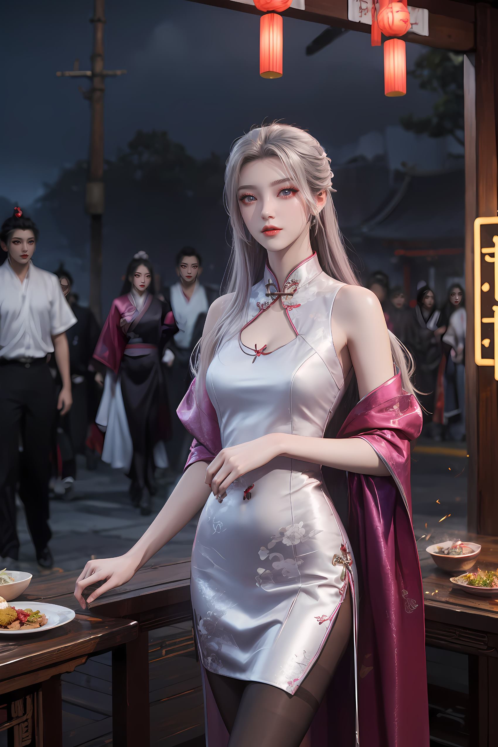 图片[19]-AI绘画 208 仙逆-柳眉旗袍[53P] – 速更版-美库