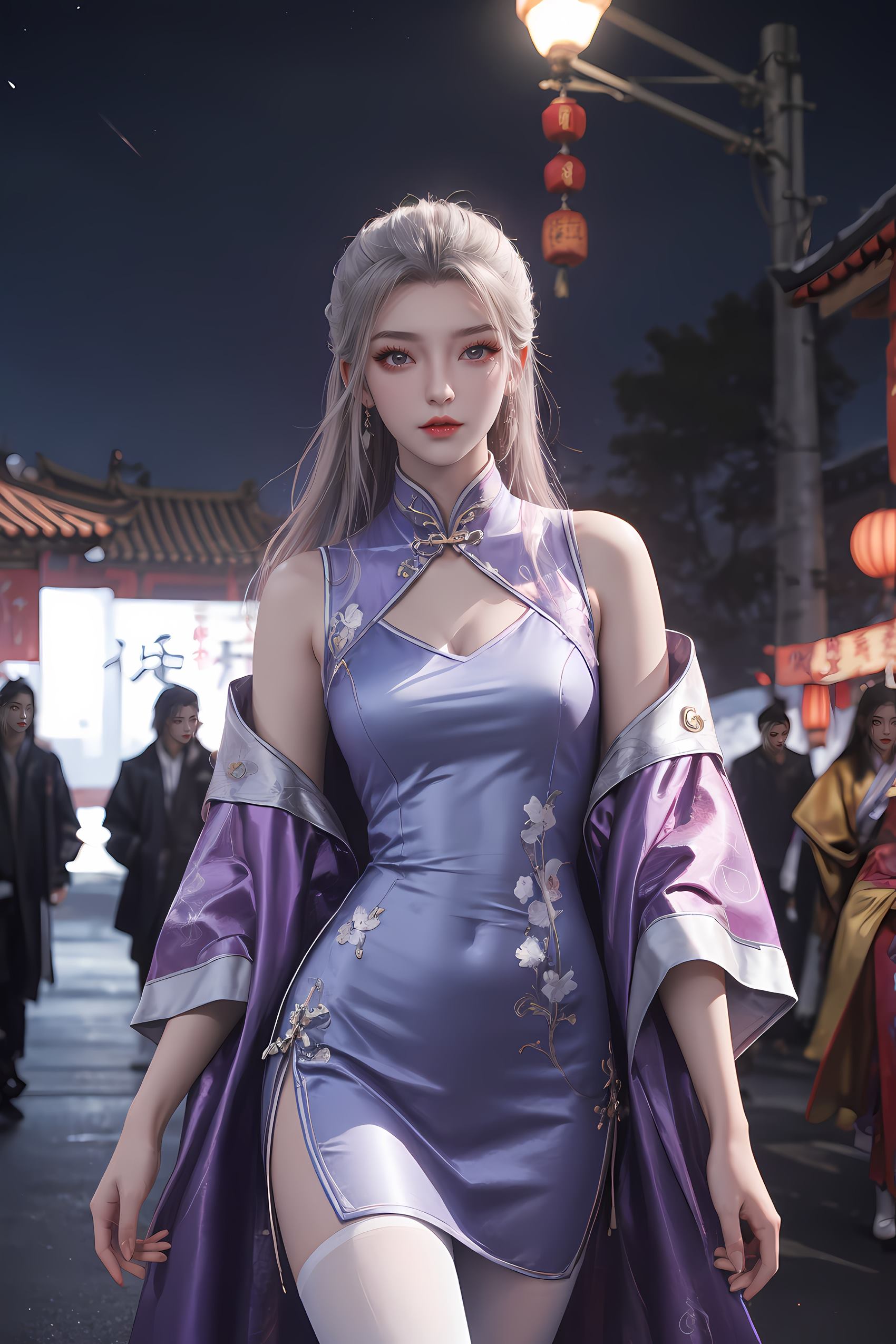 图片[20]-AI绘画 208 仙逆-柳眉旗袍[53P] – 速更版-美库