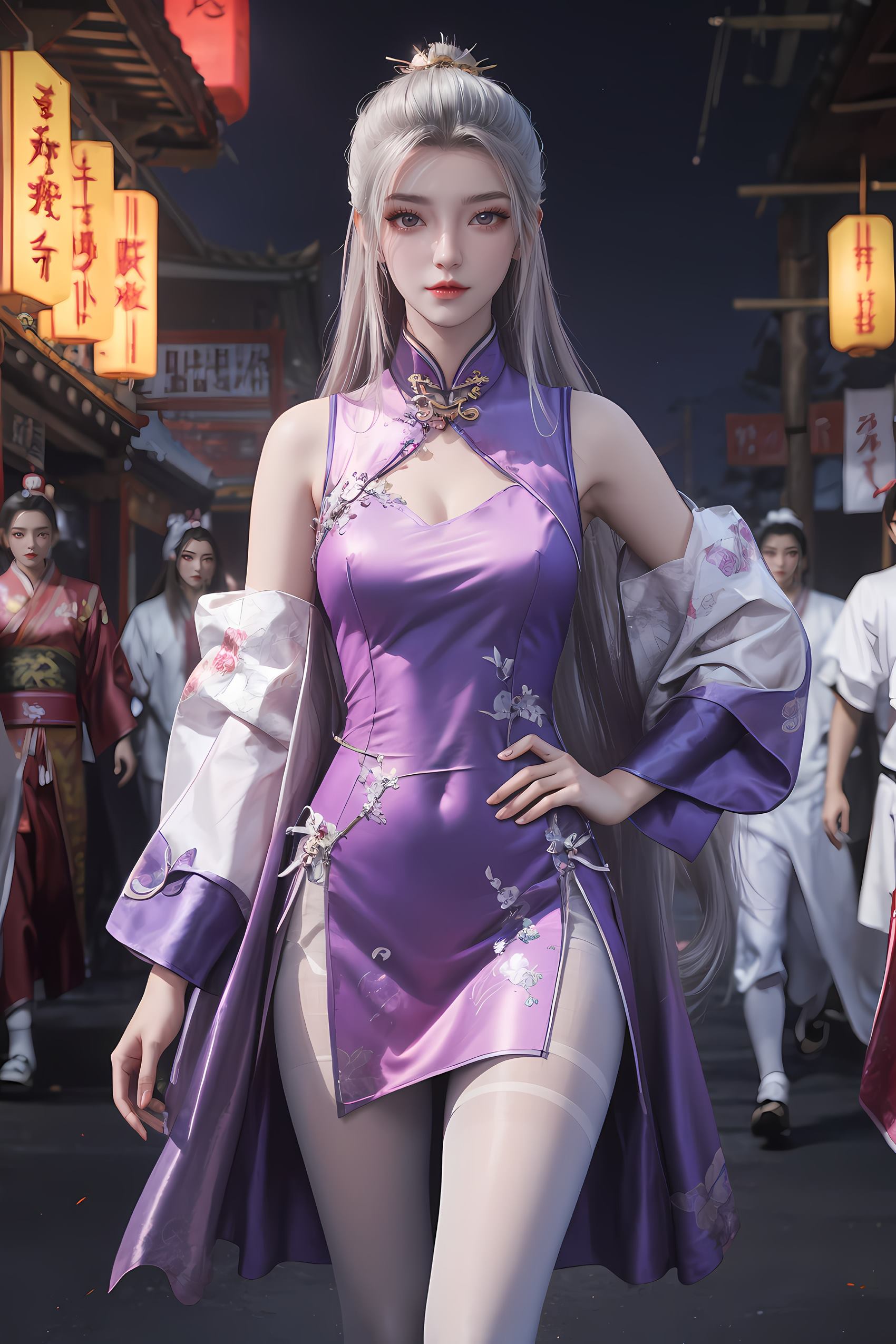 图片[23]-AI绘画 208 仙逆-柳眉旗袍[53P] – 速更版-美库