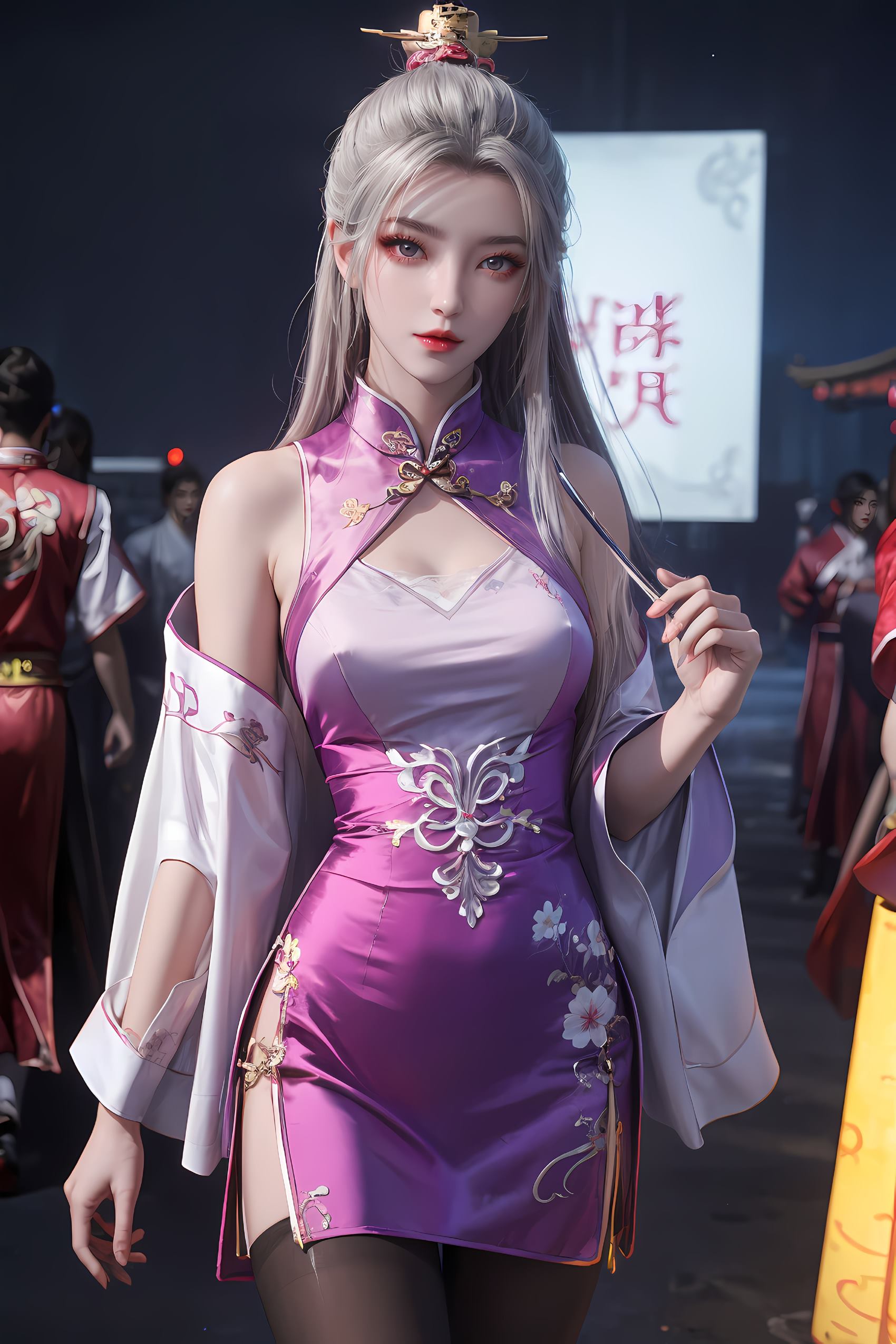 图片[25]-AI绘画 208 仙逆-柳眉旗袍[53P] – 速更版-美库