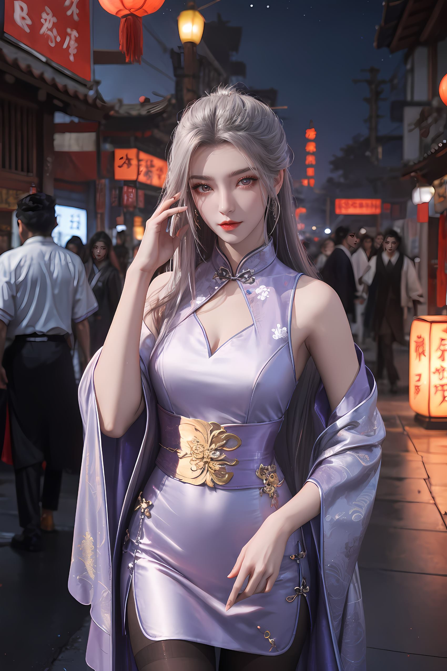 图片[28]-AI绘画 208 仙逆-柳眉旗袍[53P] – 速更版-美库