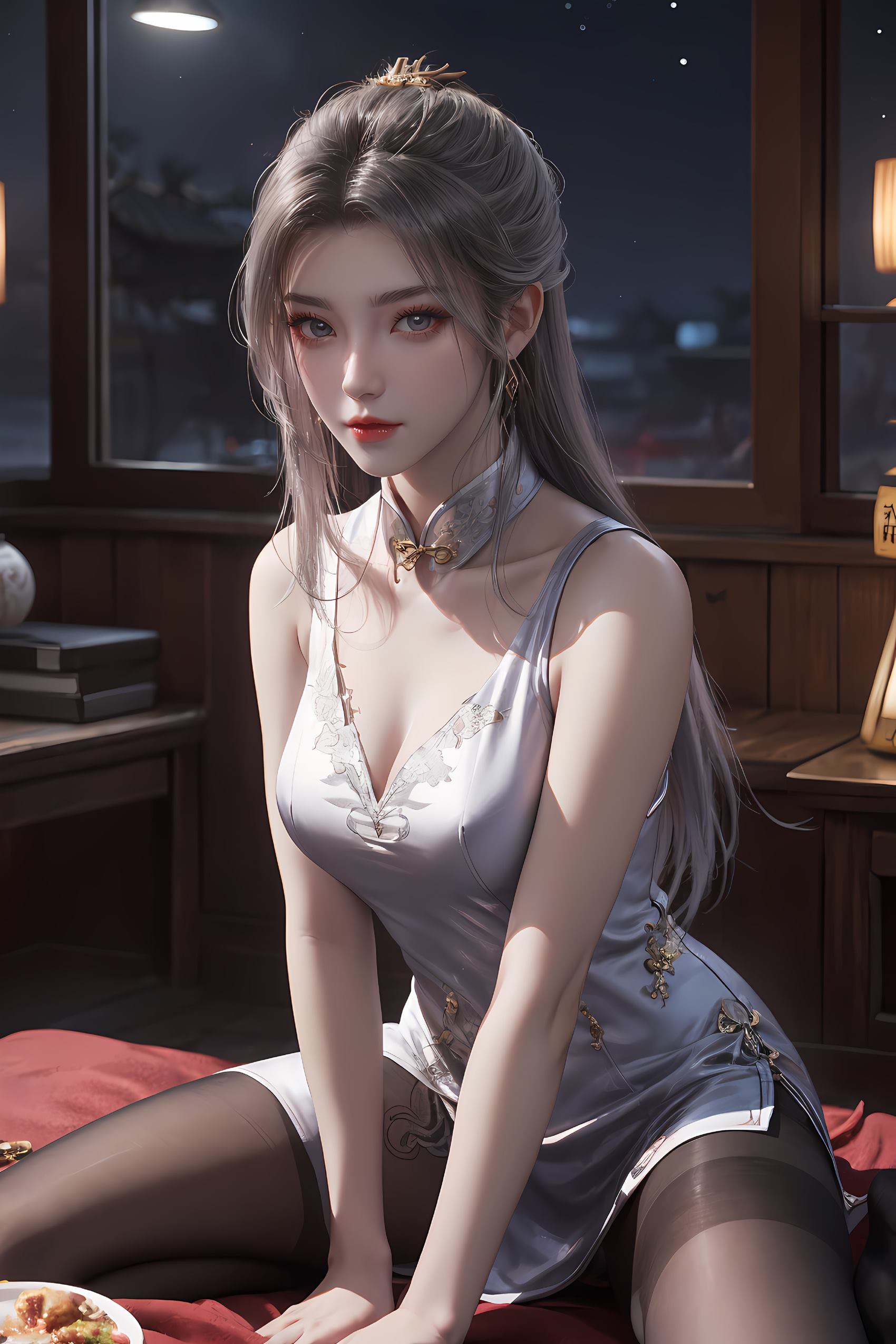 图片[30]-AI绘画 208 仙逆-柳眉旗袍[53P] – 速更版-美库