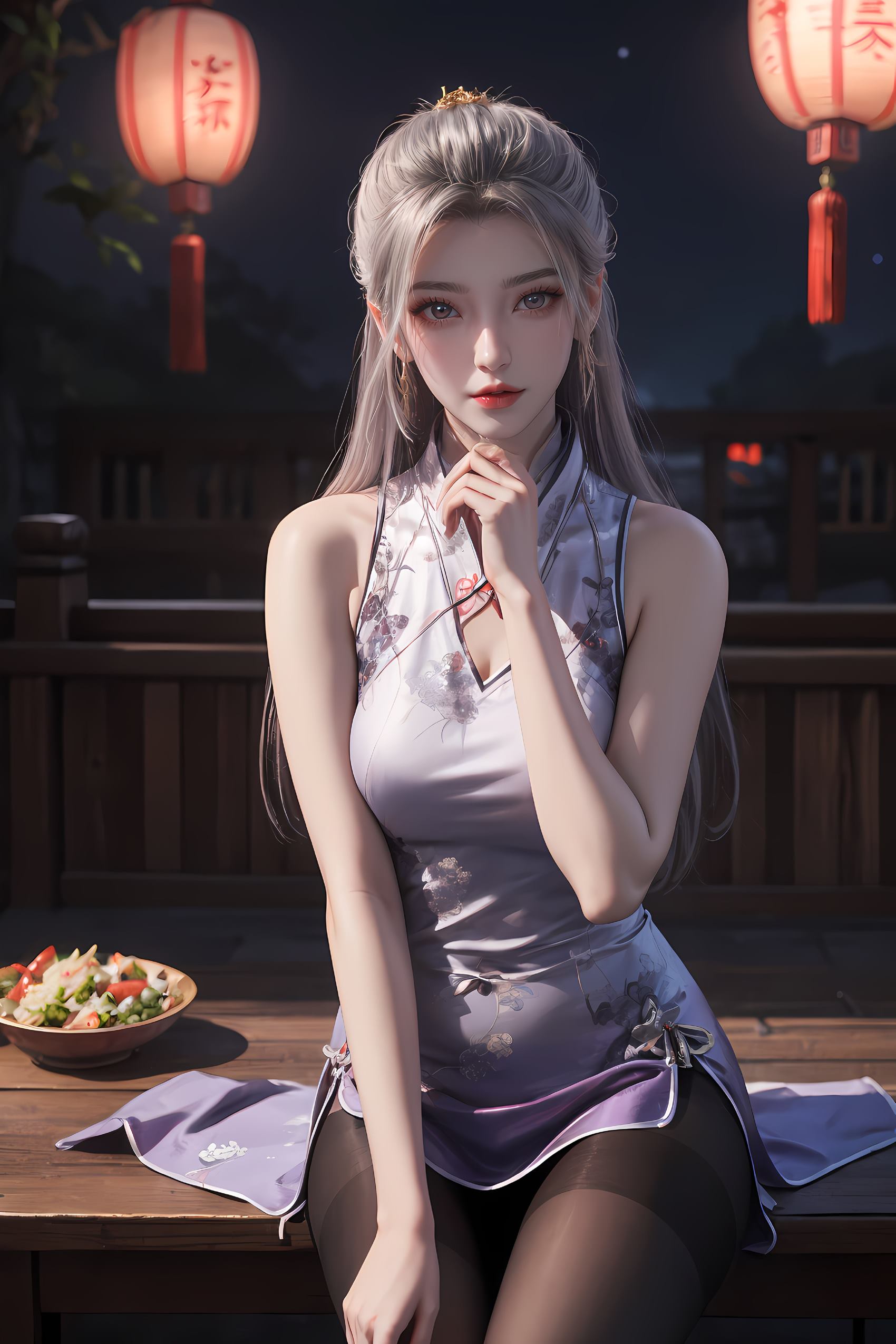 图片[41]-AI绘画 208 仙逆-柳眉旗袍[53P] – 速更版-美库