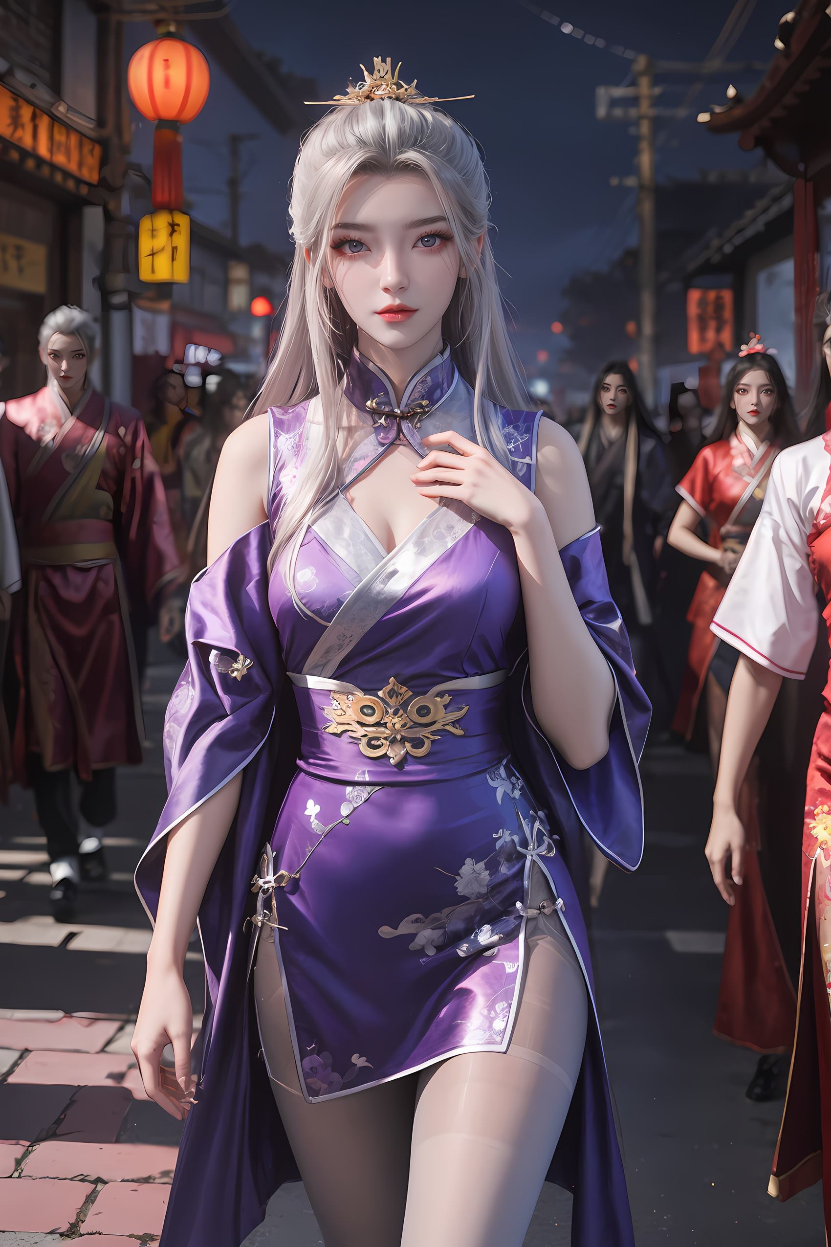 图片[46]-AI绘画 208 仙逆-柳眉旗袍[53P] – 速更版-美库