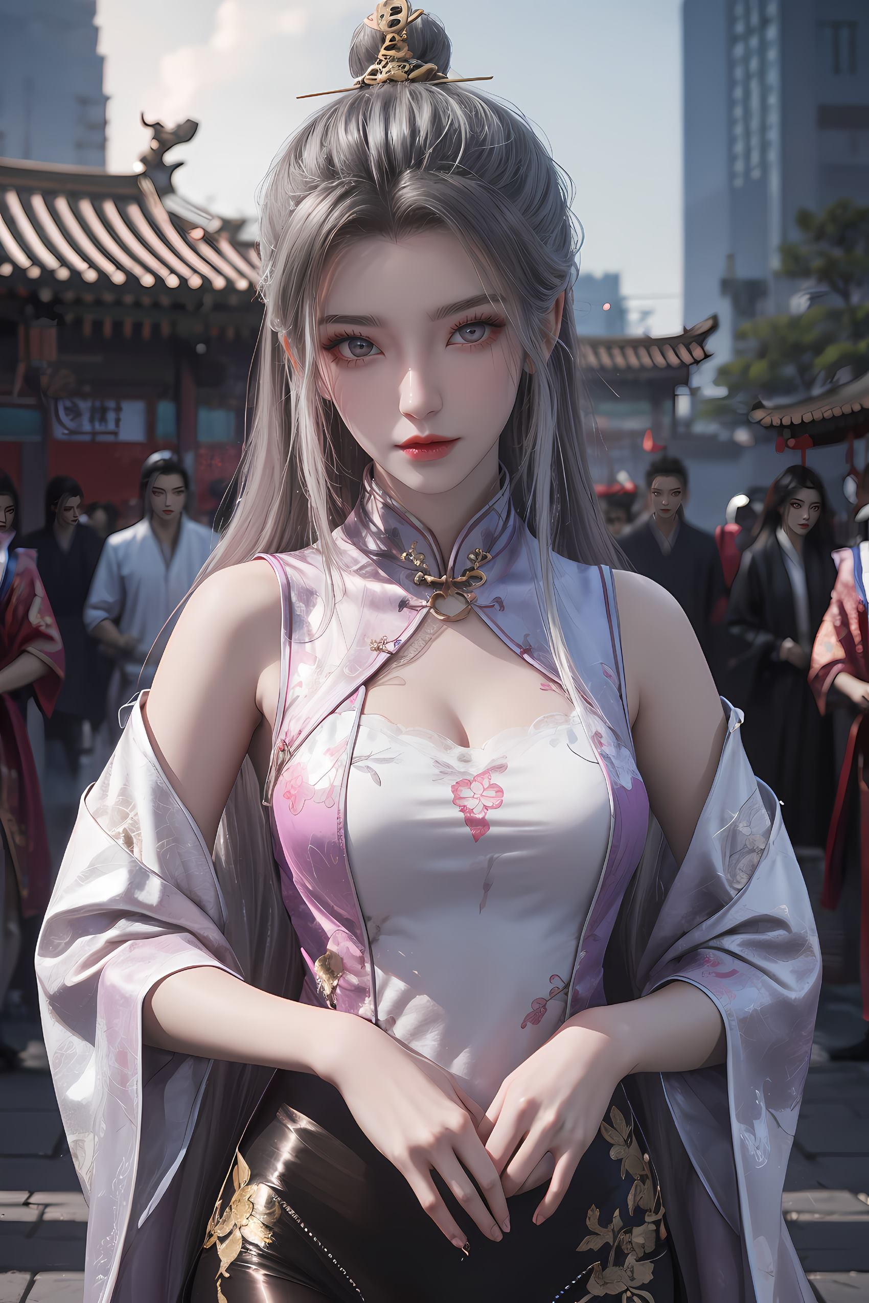 图片[54]-AI绘画 208 仙逆-柳眉旗袍[53P] – 速更版-美库