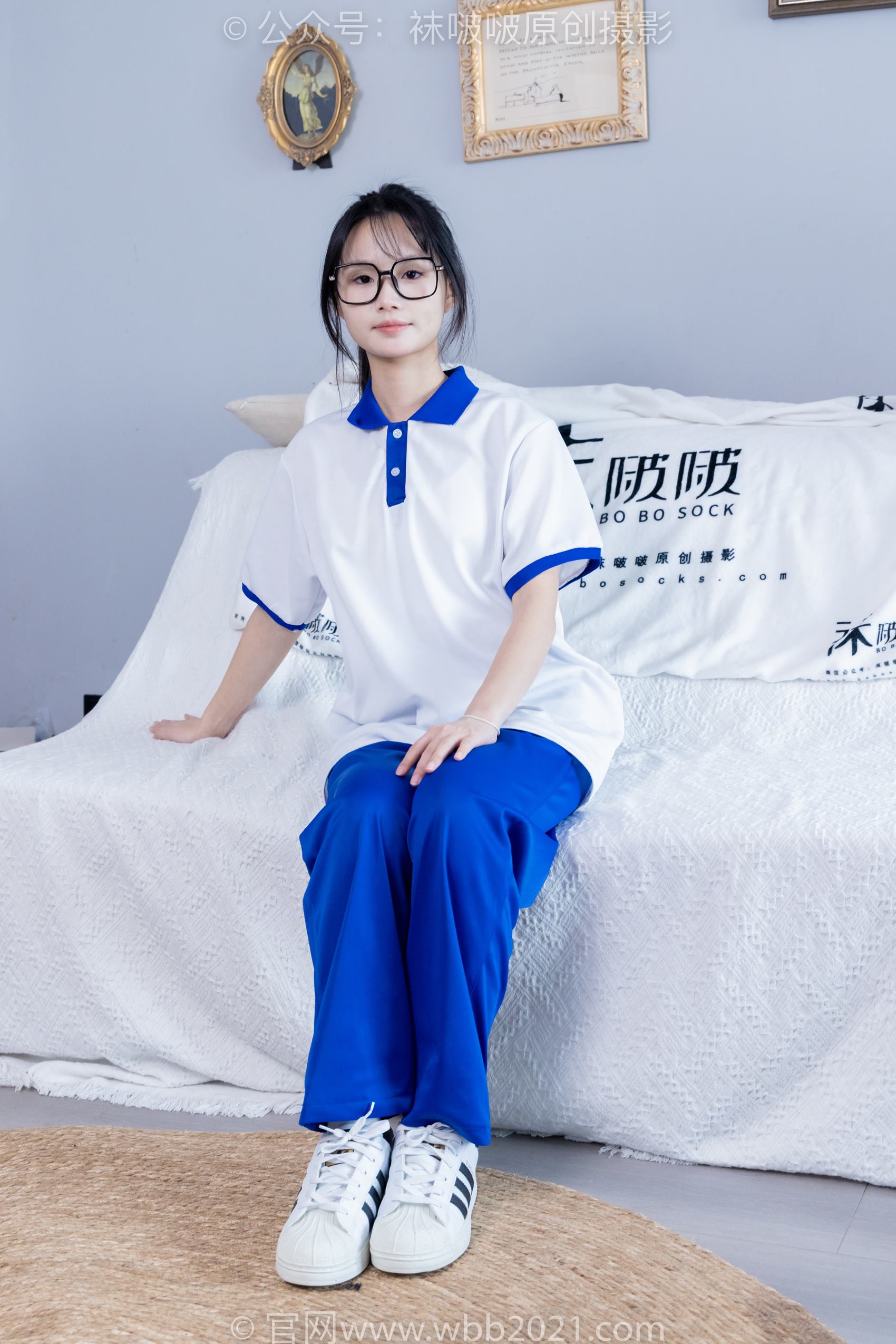 图片[13]-[BoBoSocks袜啵啵]NO.351 甜甜圈-板鞋、白棉袜、肉丝、校服裤里丝[150P] – 速更版-美库