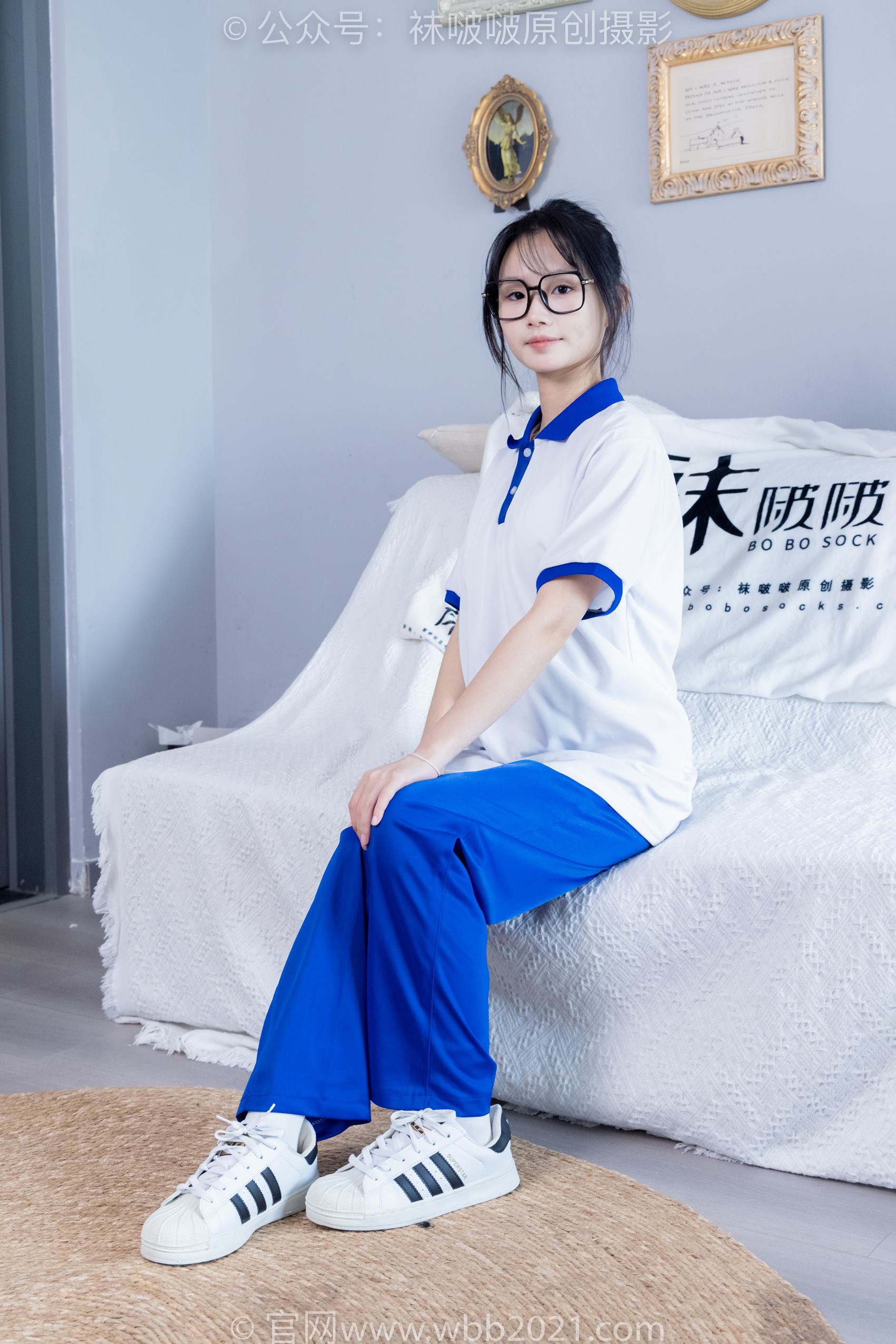 图片[19]-[BoBoSocks袜啵啵]NO.351 甜甜圈-板鞋、白棉袜、肉丝、校服裤里丝[150P] – 速更版-美库