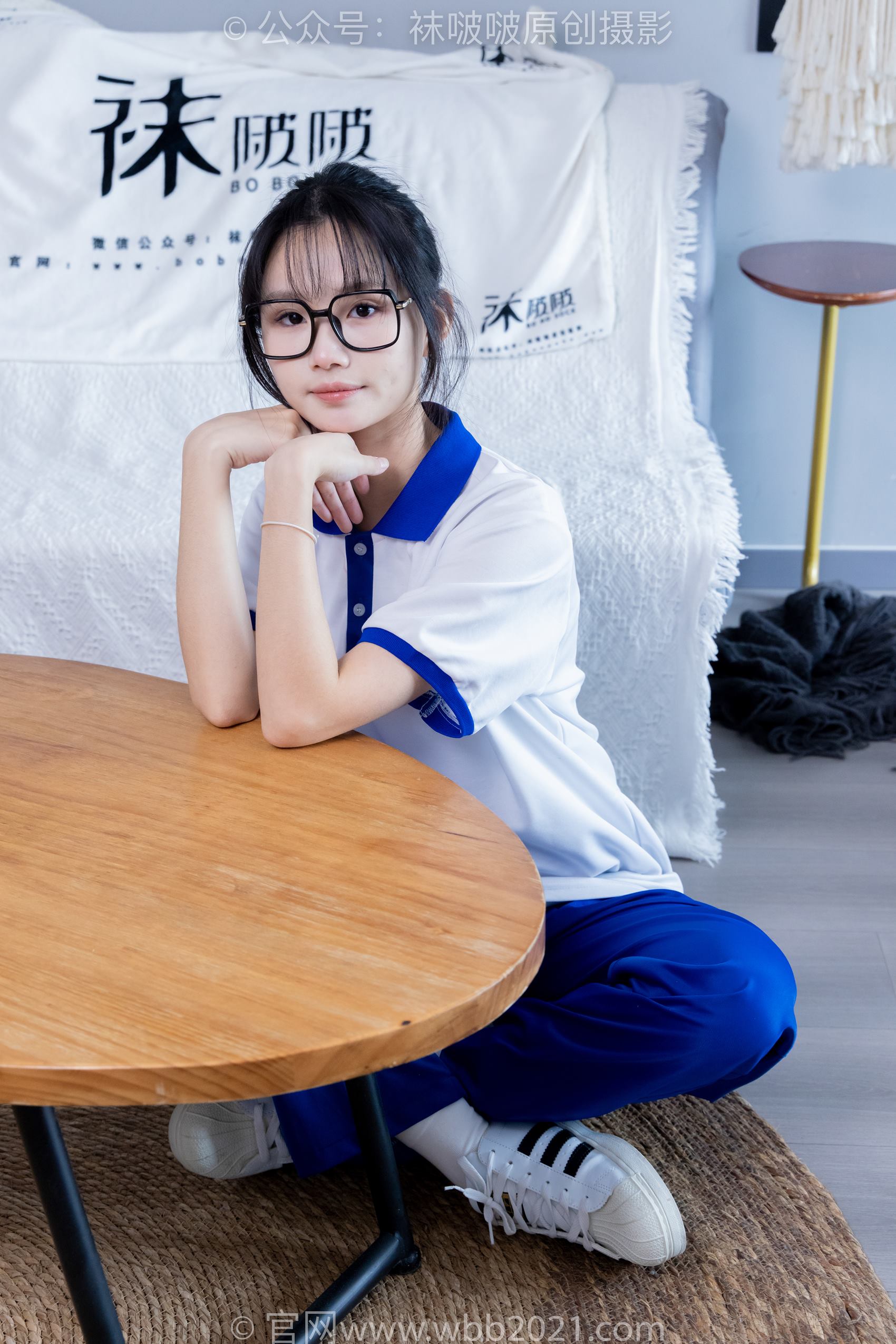 图片[45]-[BoBoSocks袜啵啵]NO.351 甜甜圈-板鞋、白棉袜、肉丝、校服裤里丝[150P] – 速更版-美库