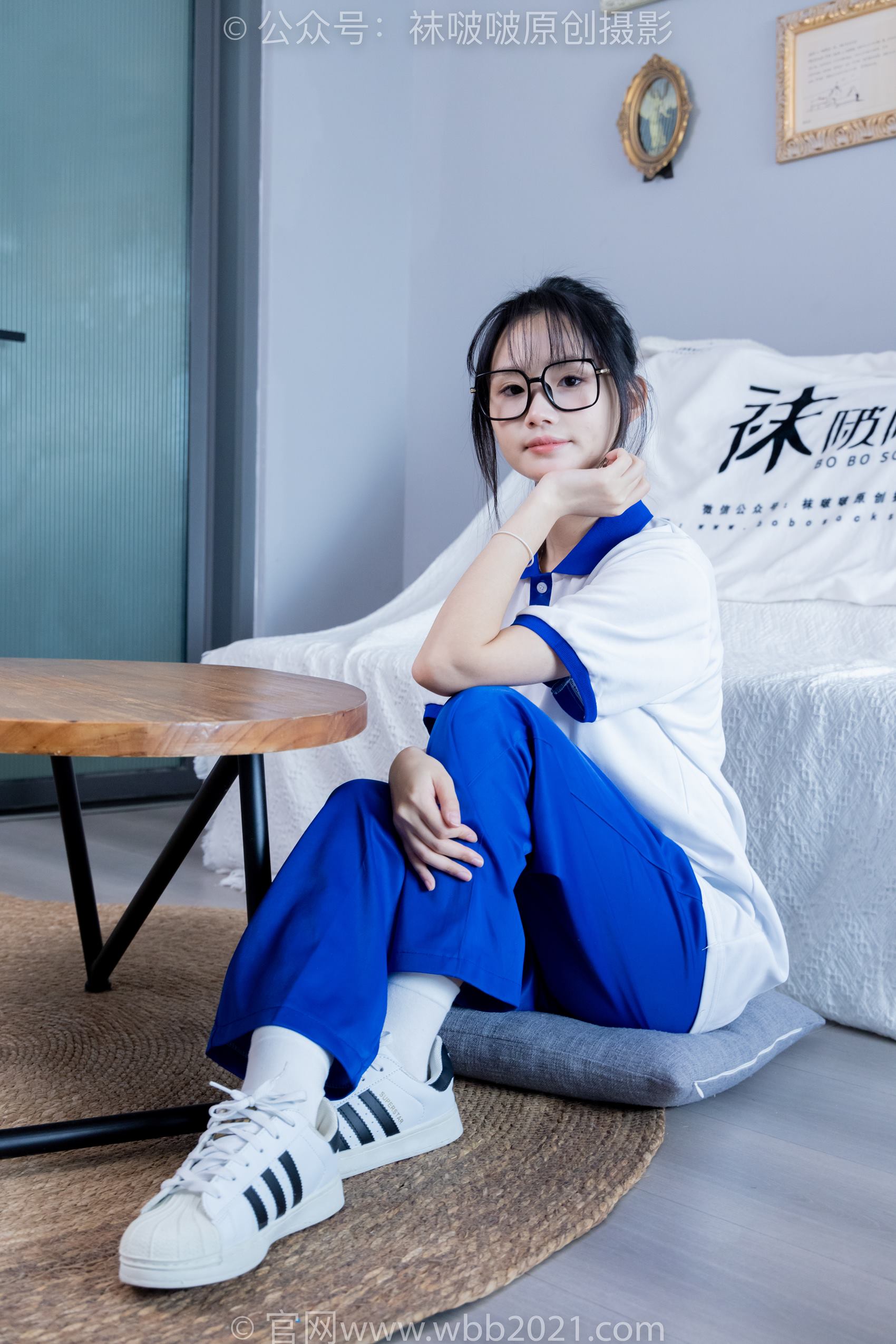 图片[57]-[BoBoSocks袜啵啵]NO.351 甜甜圈-板鞋、白棉袜、肉丝、校服裤里丝[150P] – 速更版-美库