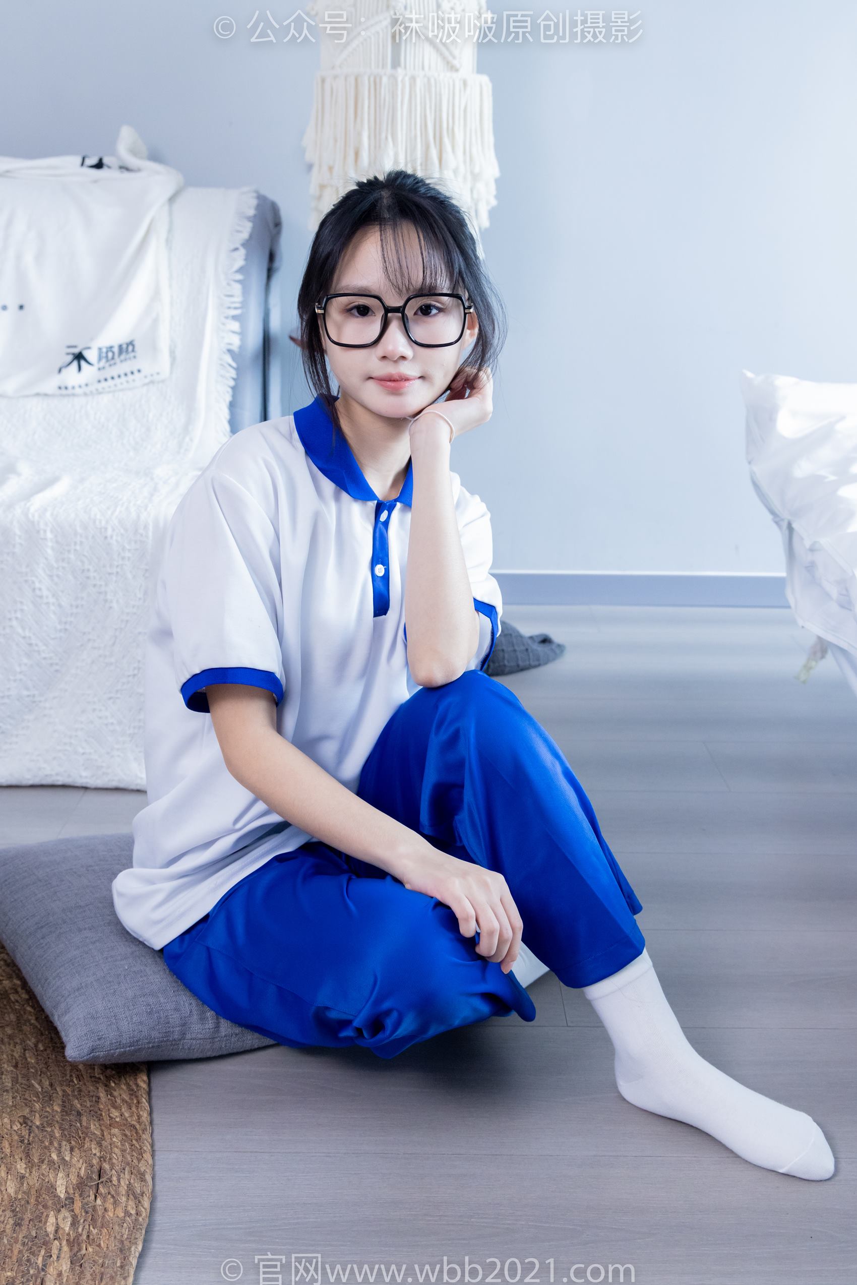 图片[61]-[BoBoSocks袜啵啵]NO.351 甜甜圈-板鞋、白棉袜、肉丝、校服裤里丝[150P] – 速更版-美库