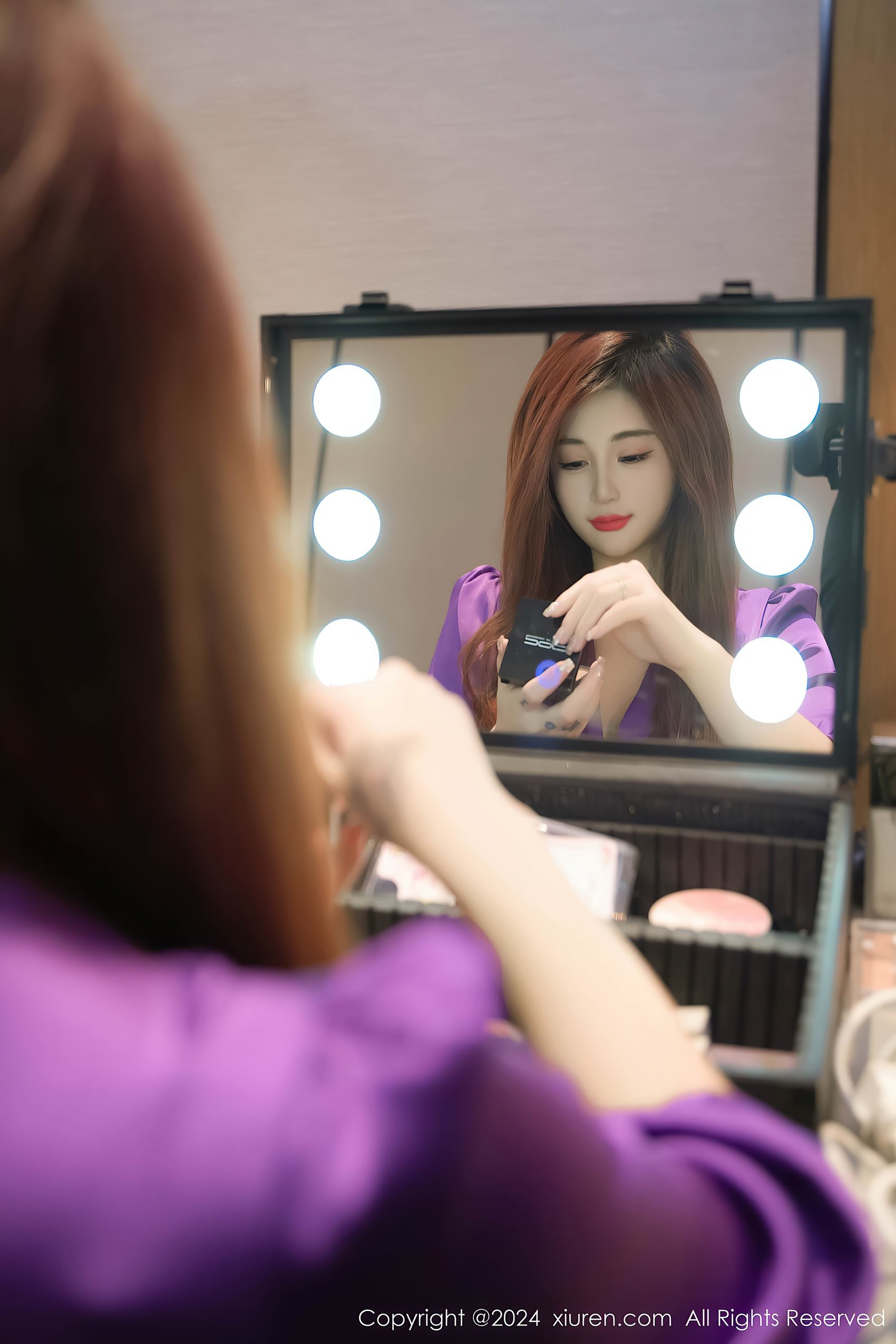 图片[27]-[Xiuren秀人网]2024.03.15 NO.8237 美七 Mia 紫色蔷薇 [27+1P] – 速更版-美库