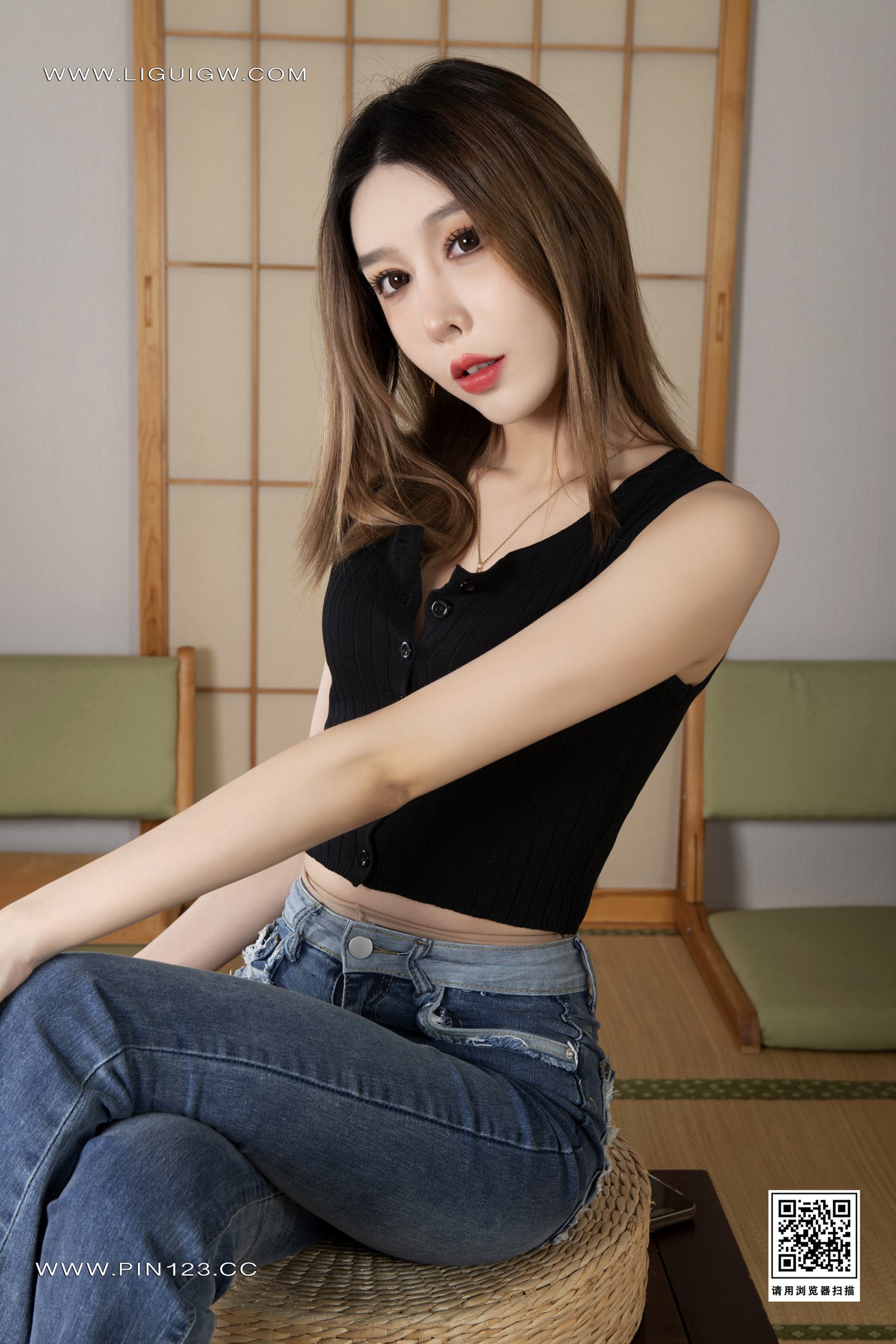 图片[41]-[Ligui丽柜]2024.04.08 牛仔裤里丝 兔子[50+1P] – 速更版-美库