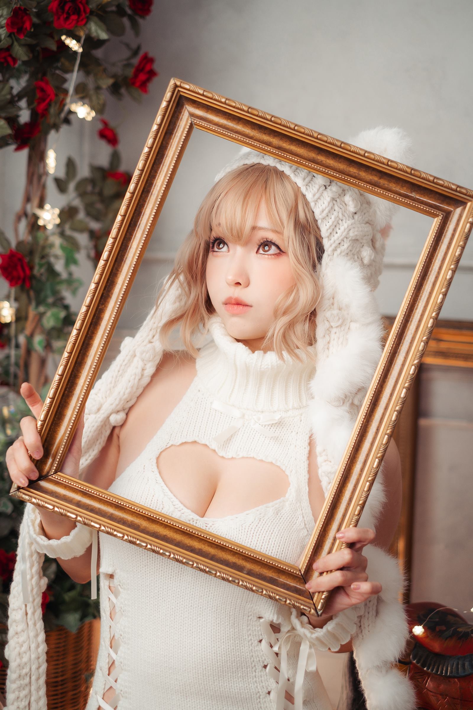 图片[44]-Ely_eee(ElyEE子)  – 白色 KNITTING[52P] – 速更版-美库