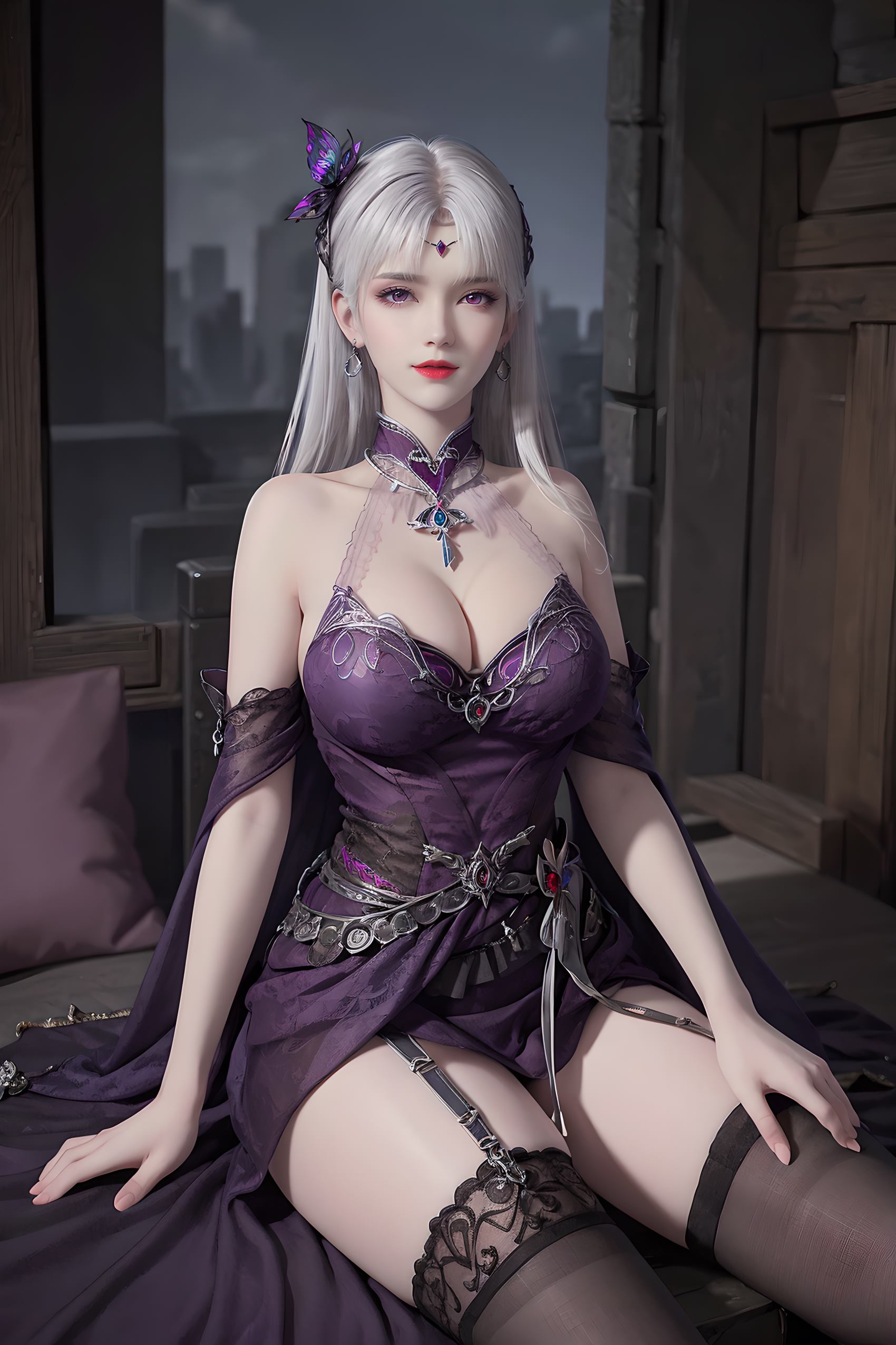 图片[11]-AI绘画 209 斗破苍穹-小医仙蕾丝内衣[20P] – 速更版-美库