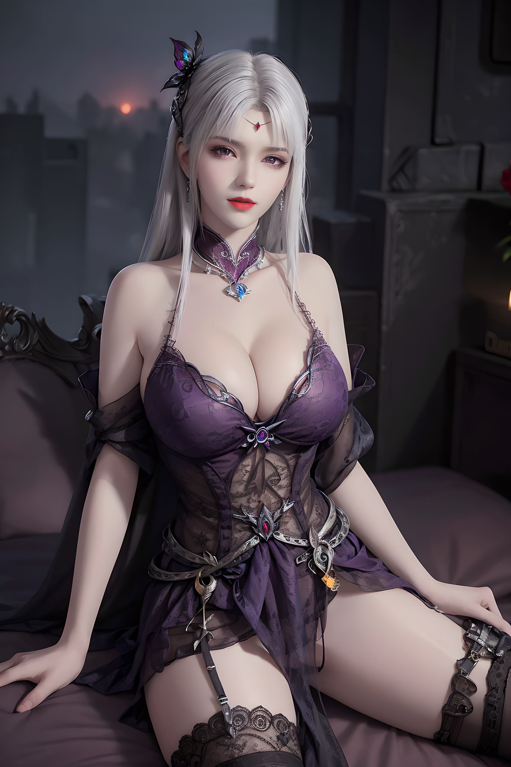 图片[12]-AI绘画 209 斗破苍穹-小医仙蕾丝内衣[20P] – 速更版-美库