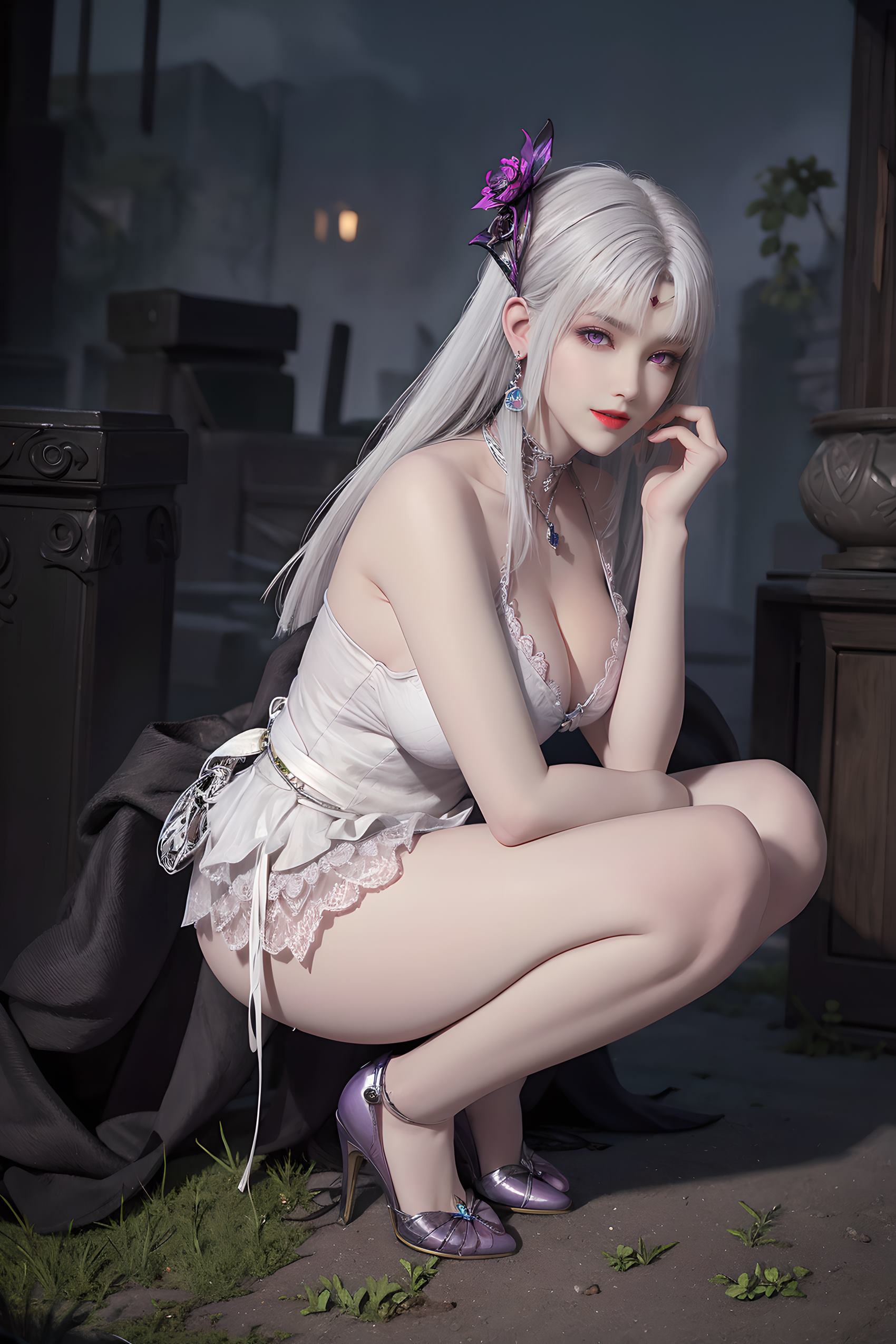 图片[13]-AI绘画 209 斗破苍穹-小医仙蕾丝内衣[20P] – 速更版-美库