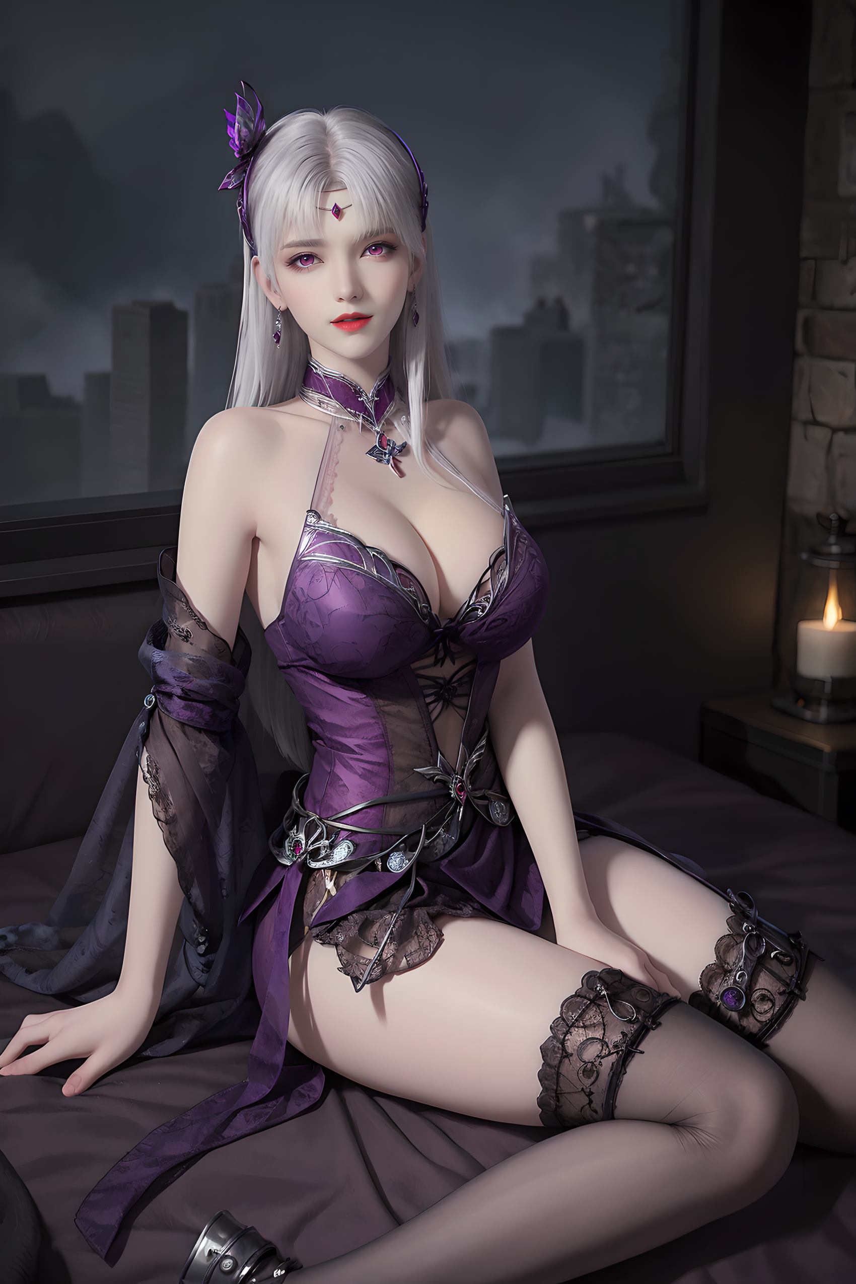 图片[14]-AI绘画 209 斗破苍穹-小医仙蕾丝内衣[20P] – 速更版-美库