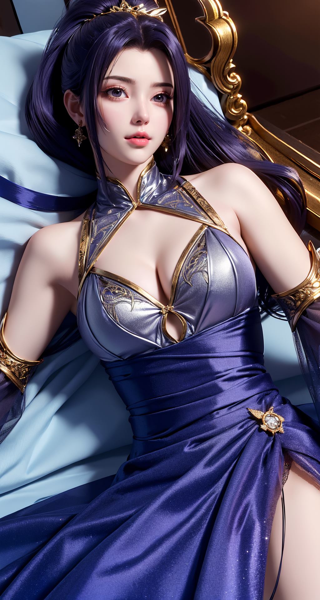 图片[14]-AI绘画 210 斗破苍穹-夭夜蓝色连衣裙[40P] – 速更版-美库