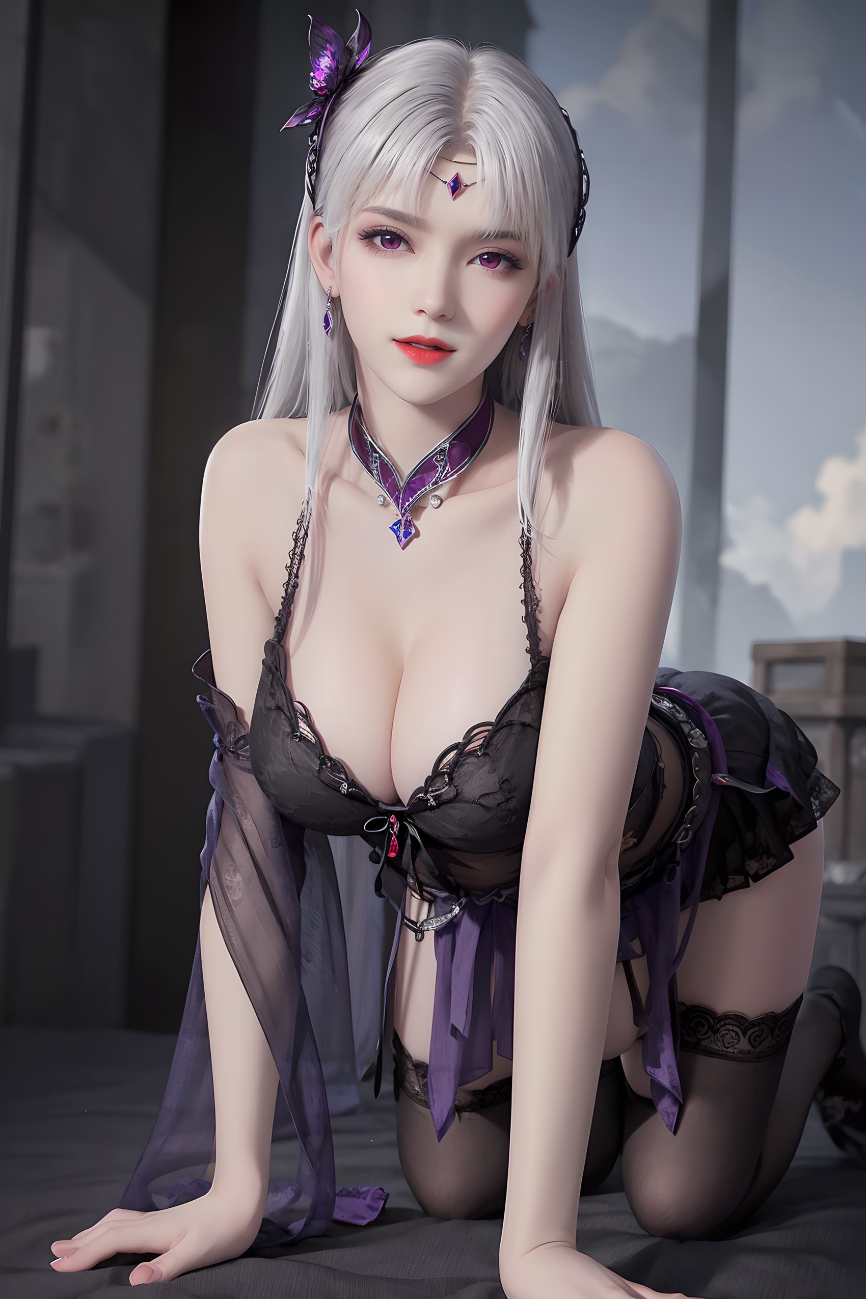 图片[19]-AI绘画 209 斗破苍穹-小医仙蕾丝内衣[20P] – 速更版-美库