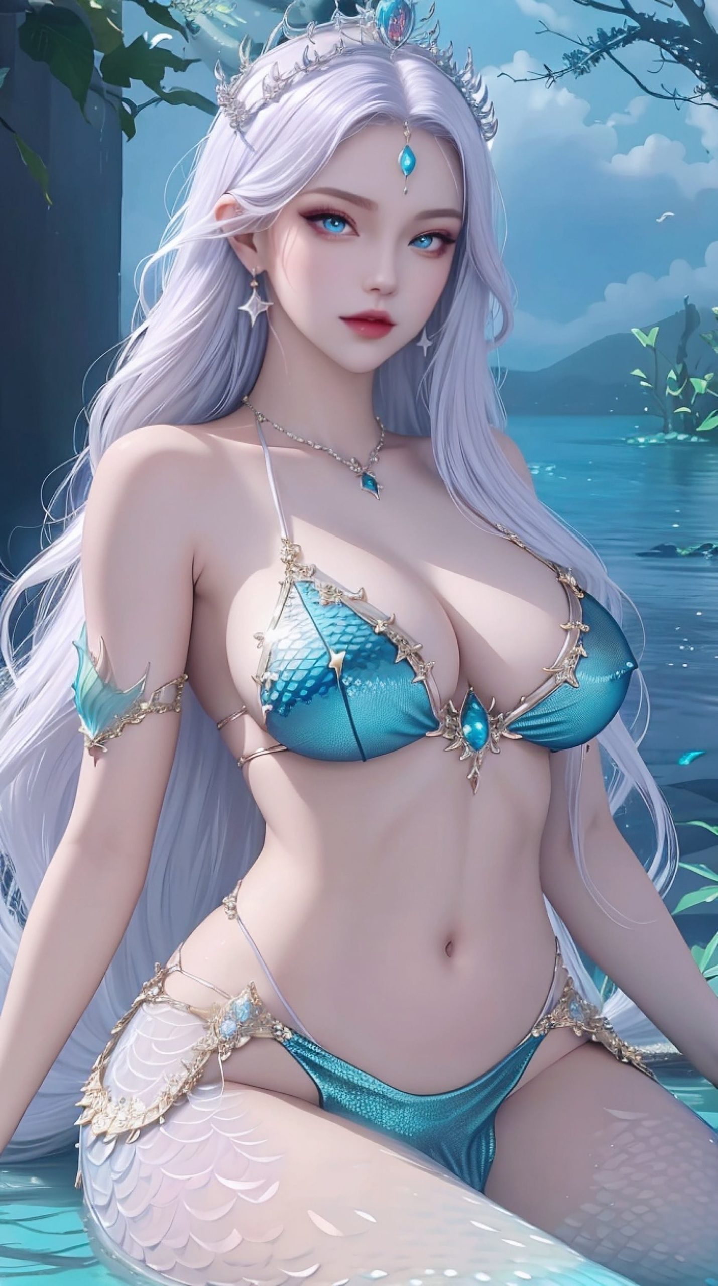 图片[10]-AI绘画 213 性感美人鱼[38P] – 速更版-美库