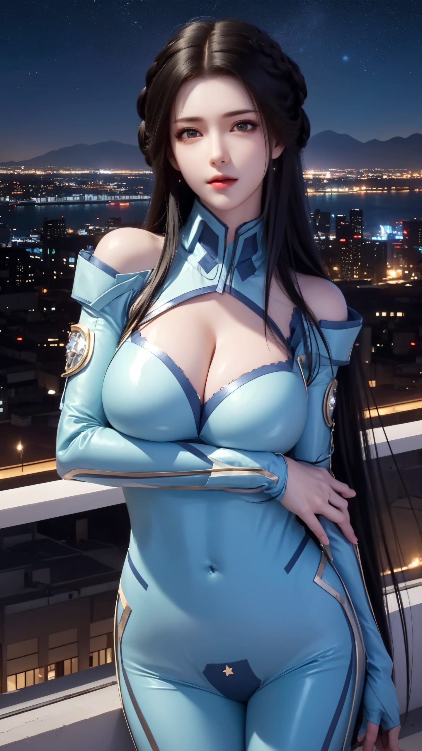 图片[13]-AI绘画 212 星辰变-姜立紧身皮衣[42P] – 速更版-美库