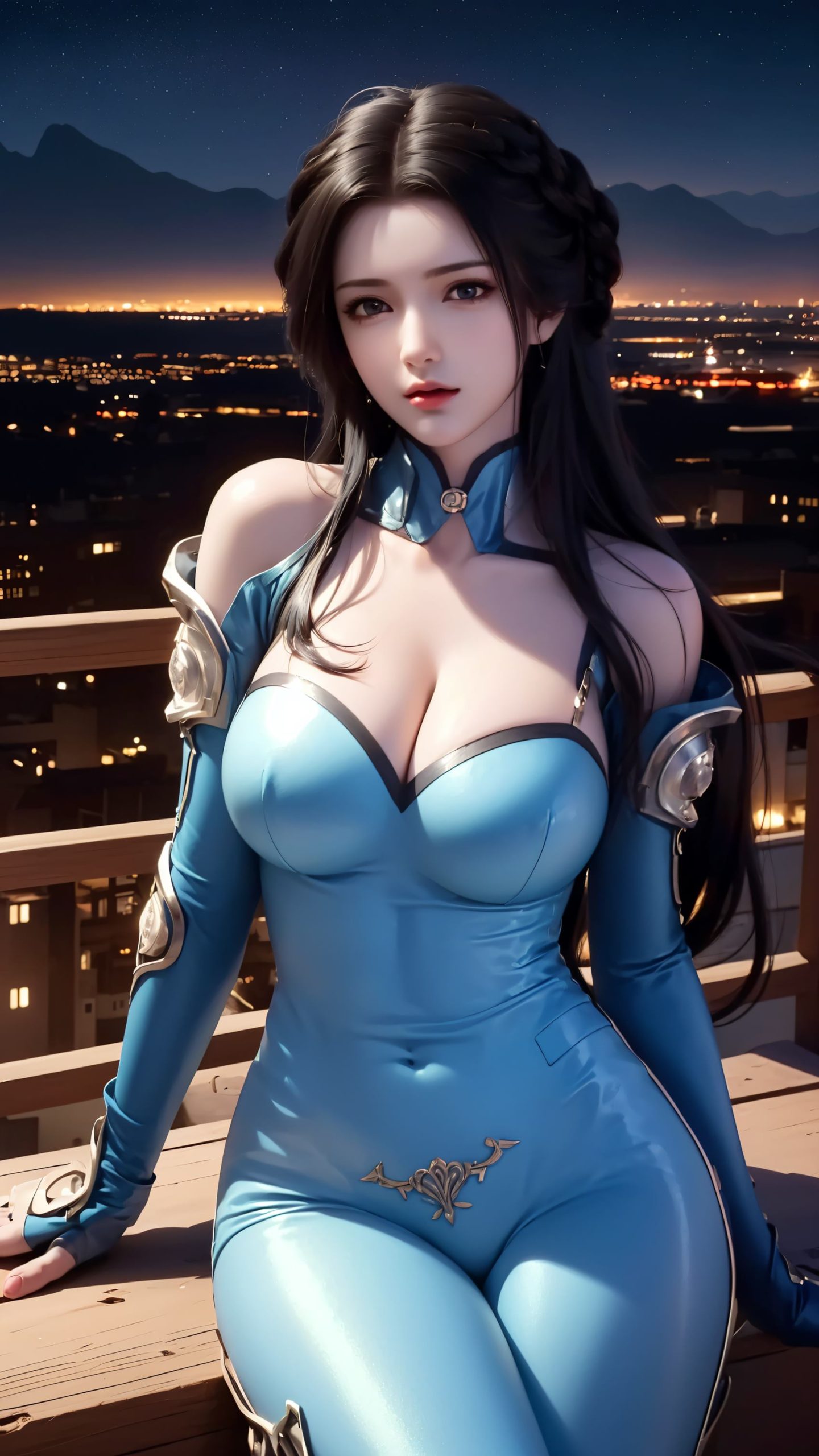 图片[14]-AI绘画 212 星辰变-姜立紧身皮衣[42P] – 速更版-美库