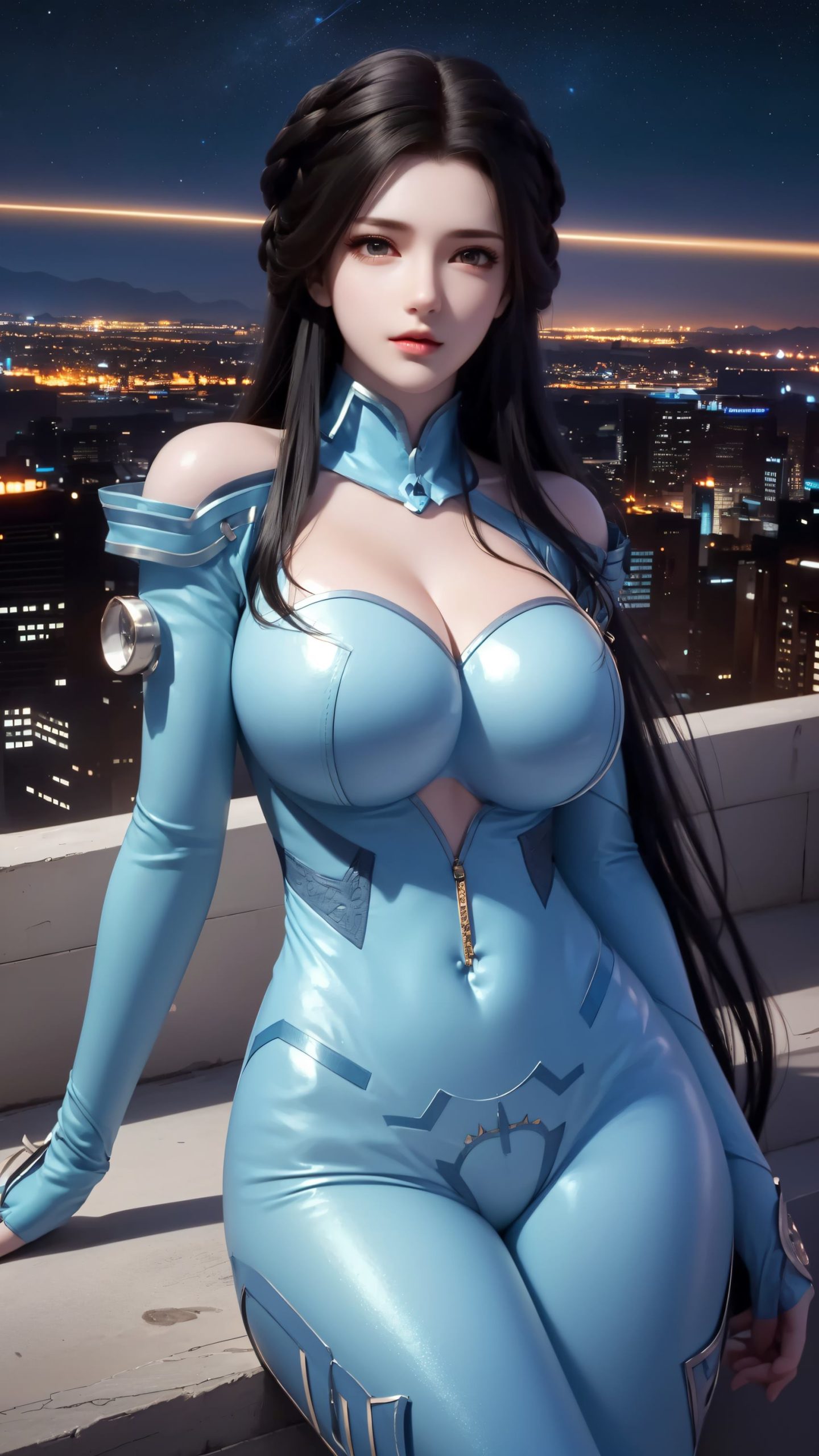 图片[16]-AI绘画 212 星辰变-姜立紧身皮衣[42P] – 速更版-美库