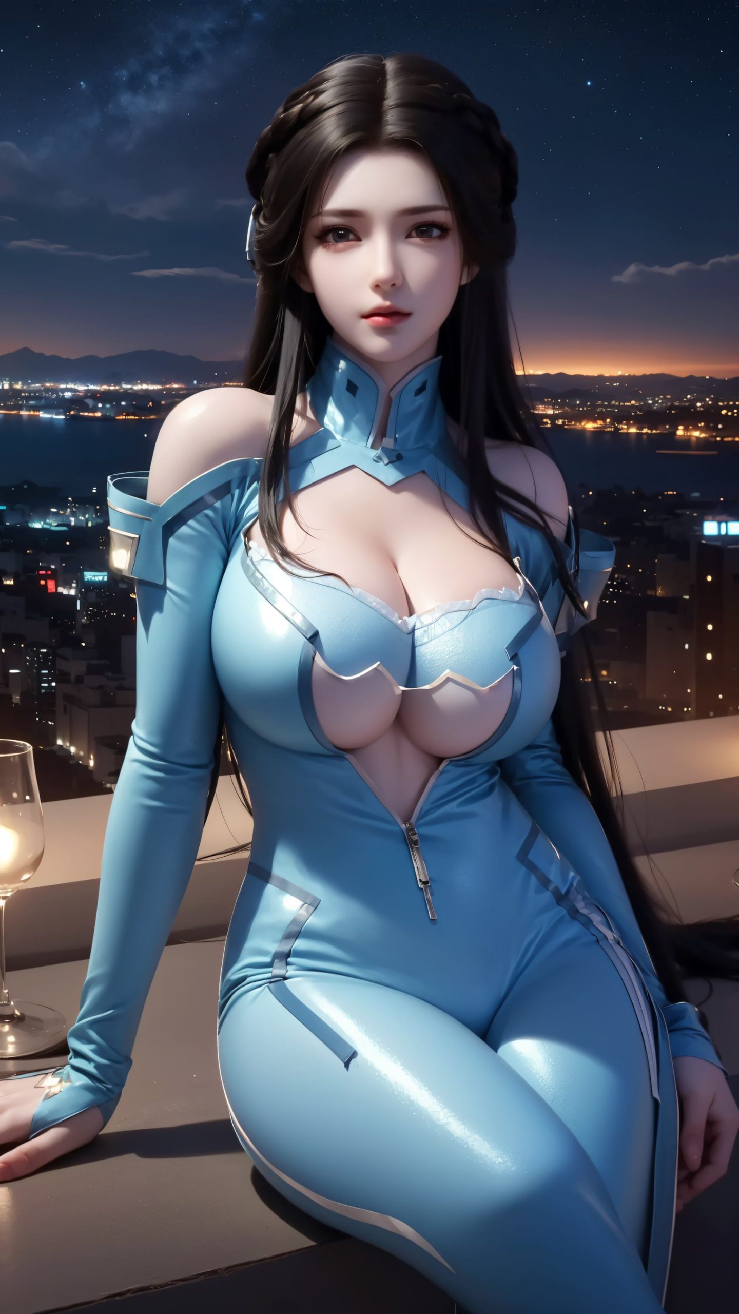 图片[18]-AI绘画 212 星辰变-姜立紧身皮衣[42P] – 速更版-美库